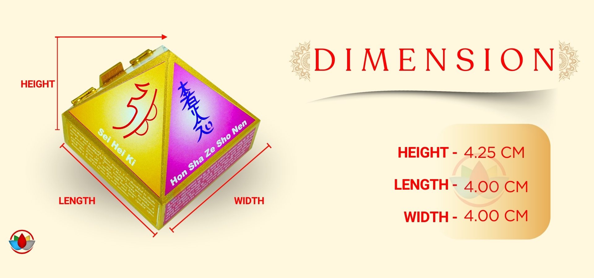 Reiki Wooden Pyramid Wish Box Reiki Wooden Pyramid Wish Box