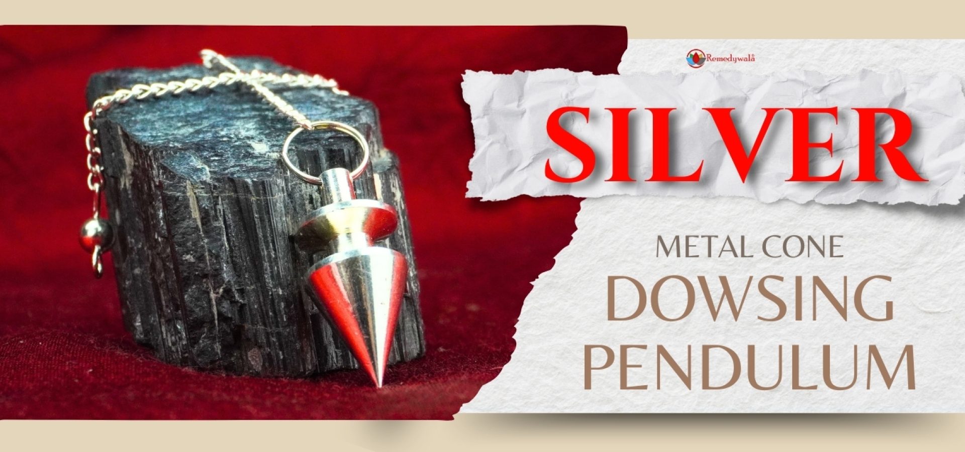 Silver Metal Cone Pendulum