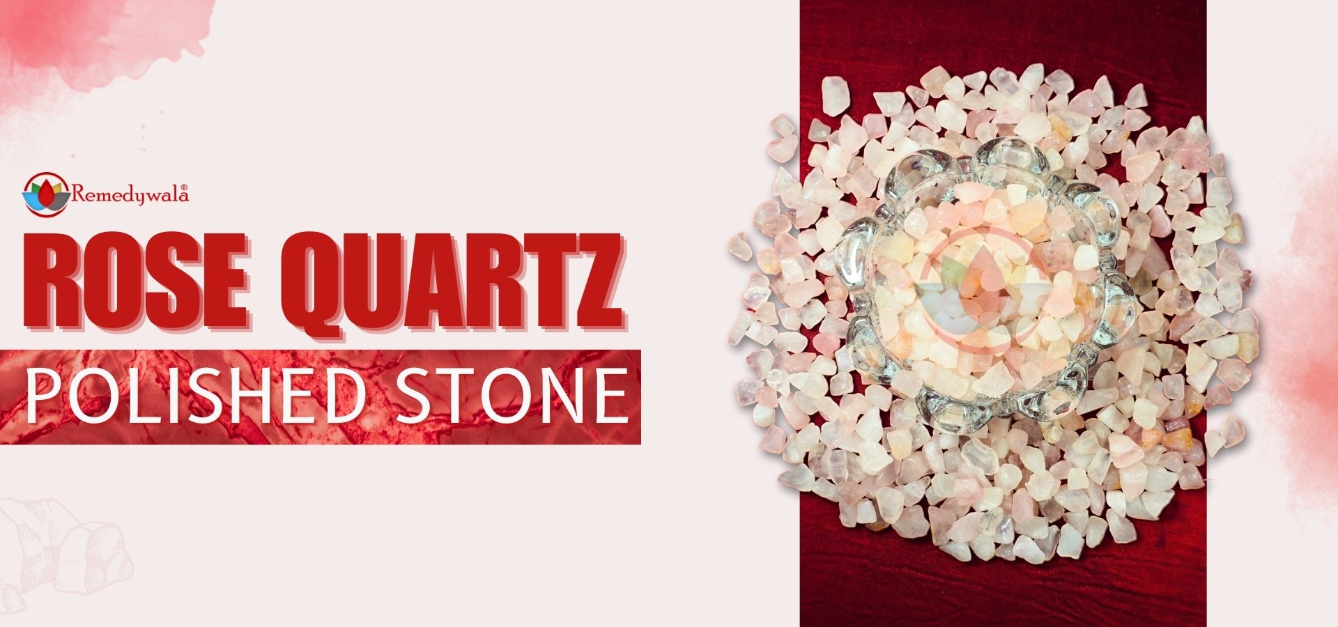 Rose Quartz Polished Chips Rose Quartz Polished Chips