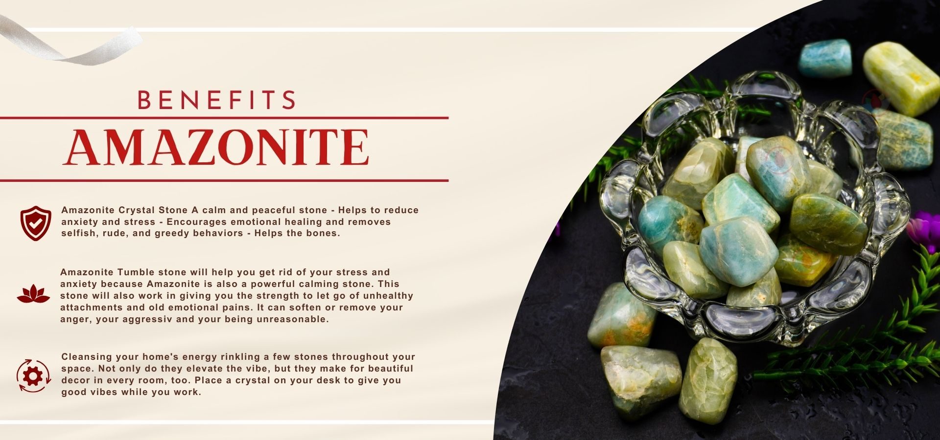Amazonite tumble stone Amazonite tumble stone