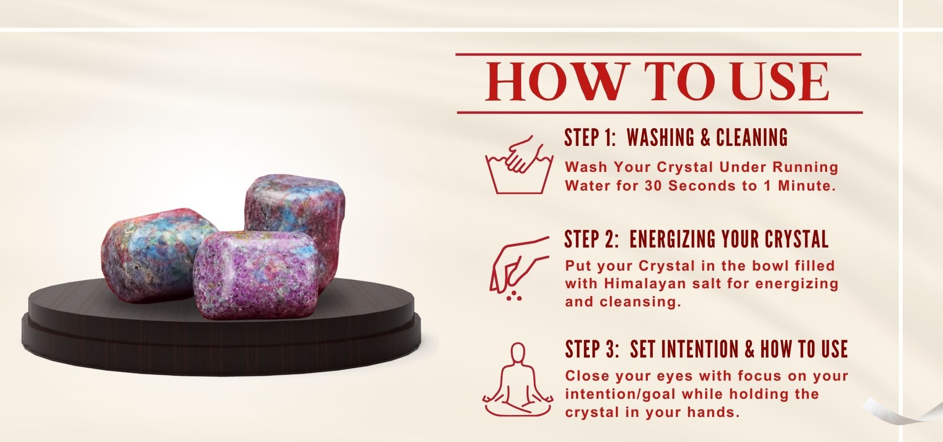 Ruby Zoisite Tumble Stones