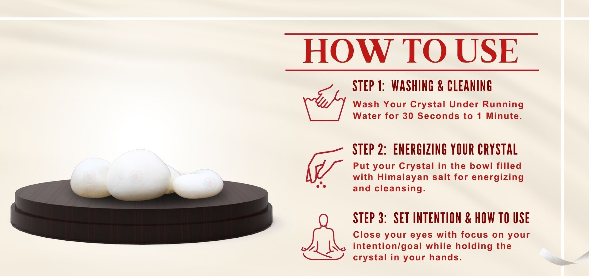 White Agate Tumbled Stone