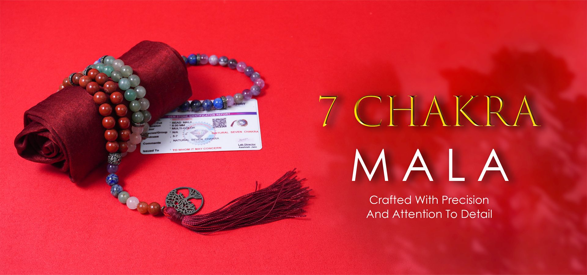 7 Chakra 8mm Mala 7 Chakra 8mm Mala