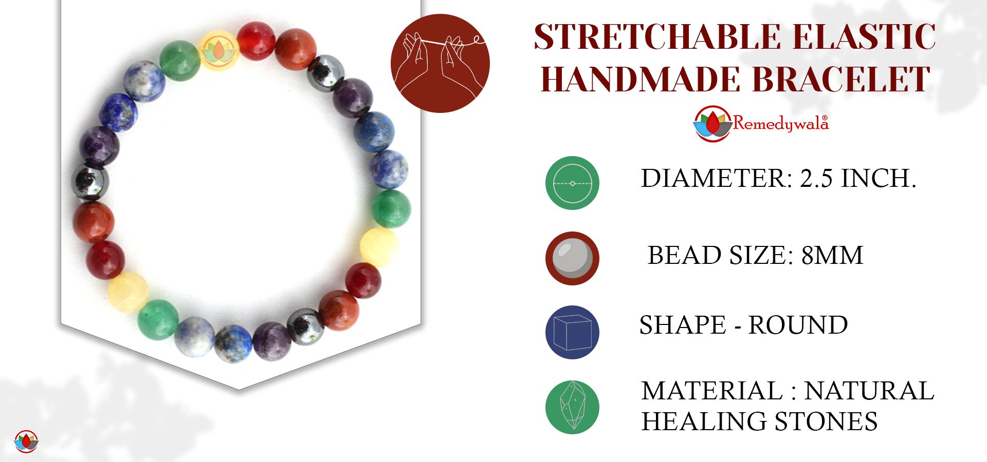 7 Chakra Multicolor Bracelet (Seven Chakra) 7 Chakra Multicolor Bracelet (Seven Chakra)
