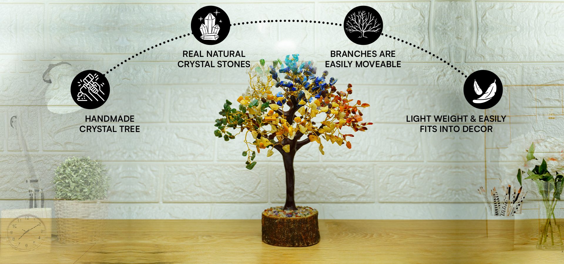 7 Chakra Tree 500 Beads (Medium)