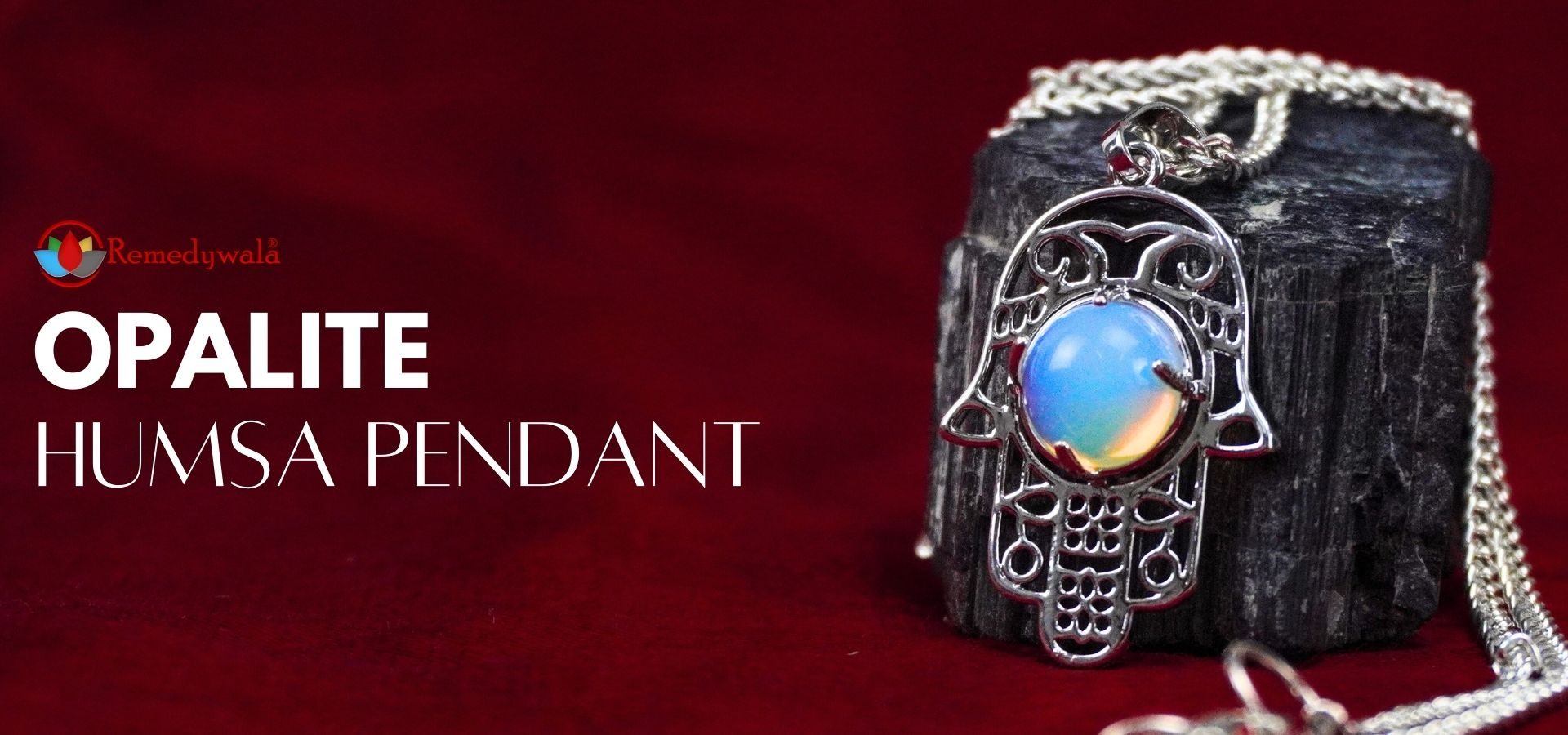 Opalite Humsa Pendant