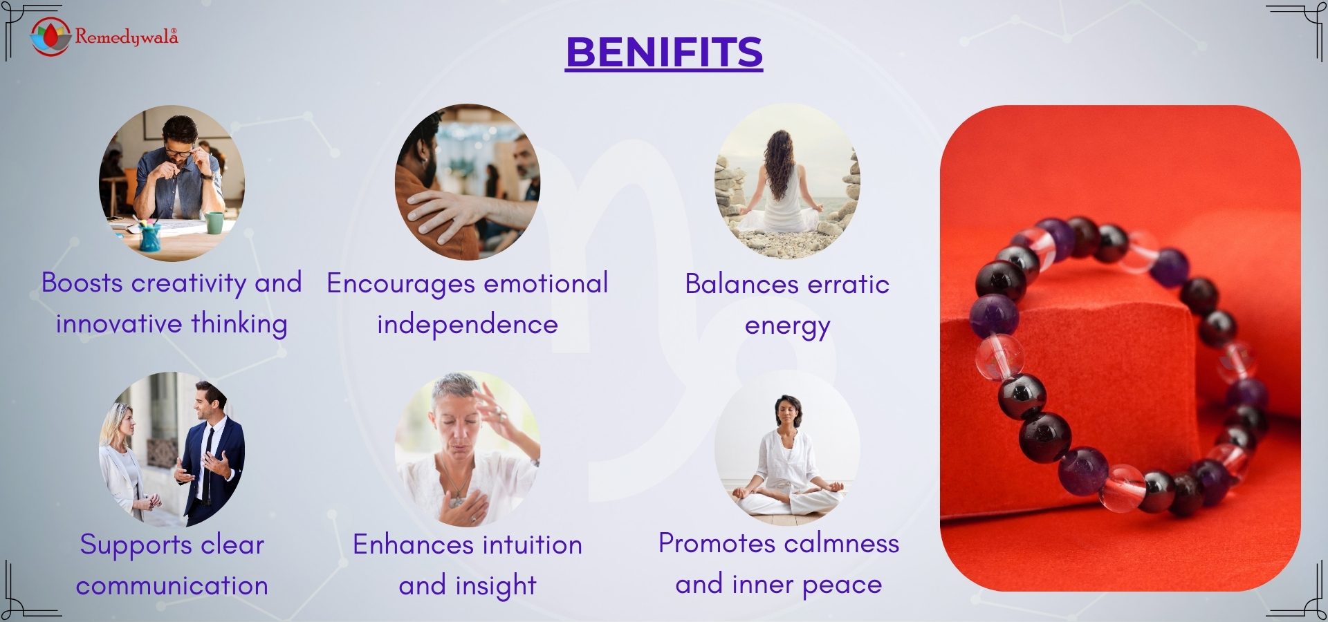 AQUARIUS ZODIAC BRACELET