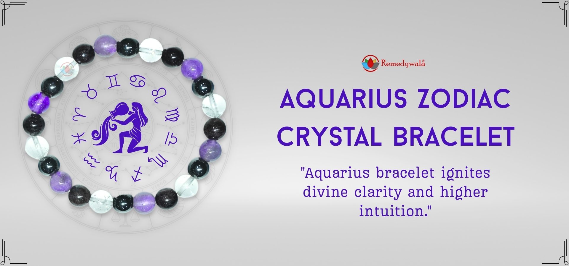 AQUARIUS ZODIAC BRACELET