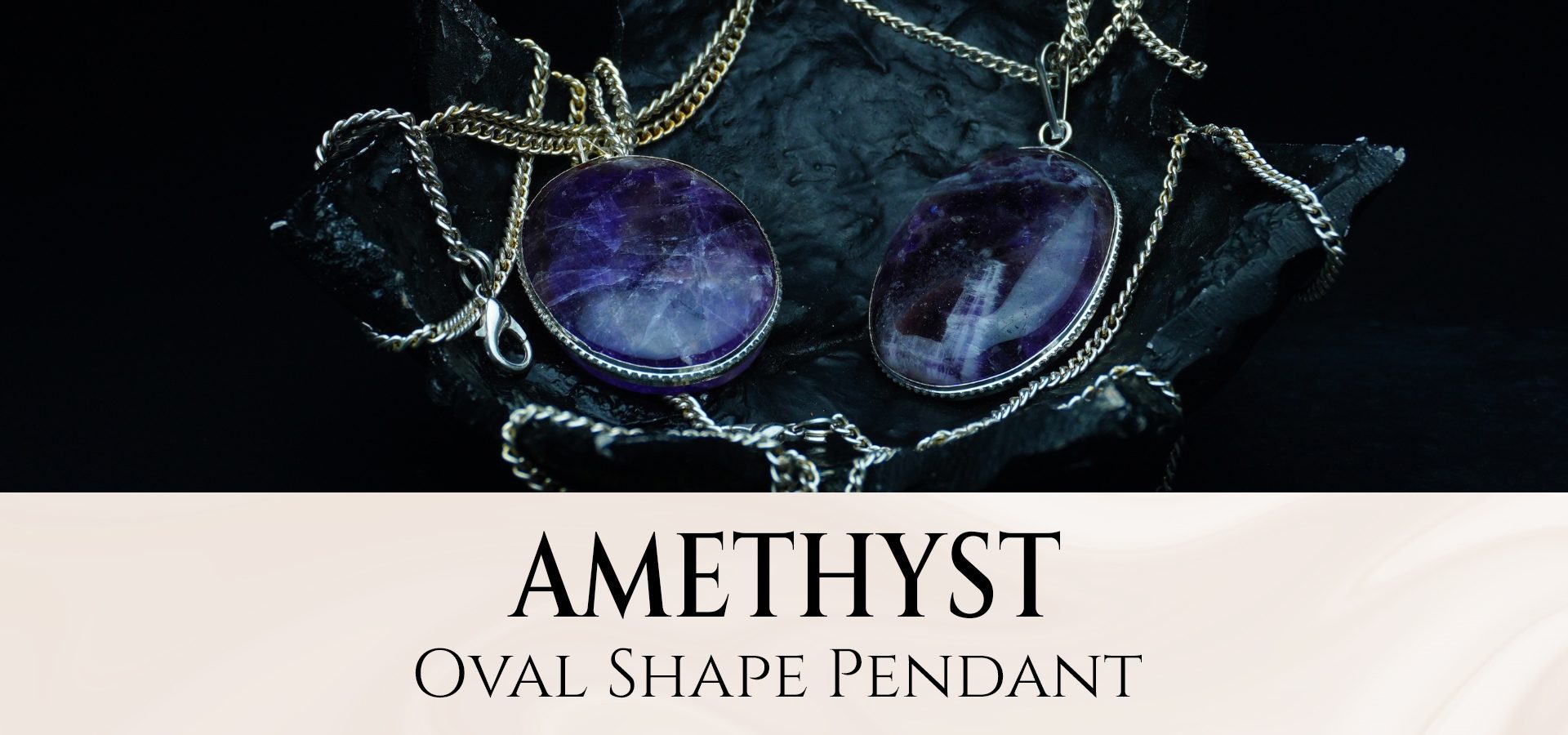 Amethyst Oval Shape Pendant Amethyst Oval Shape Pendant