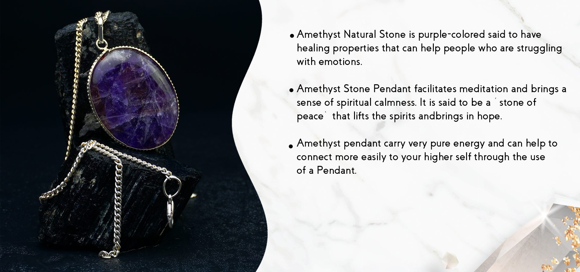 Amethyst Oval Shape Pendant Amethyst Oval Shape Pendant