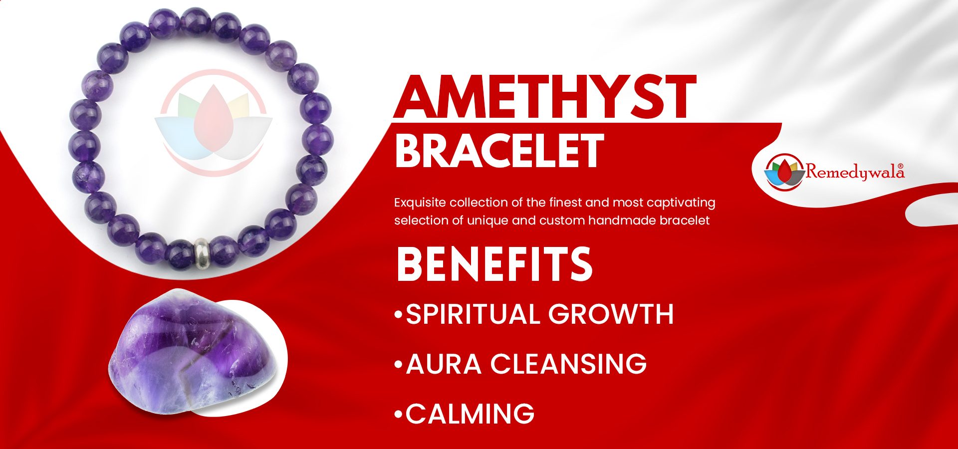 Amethyst with Ring Bracelet Amethyst with Ring Bracelet