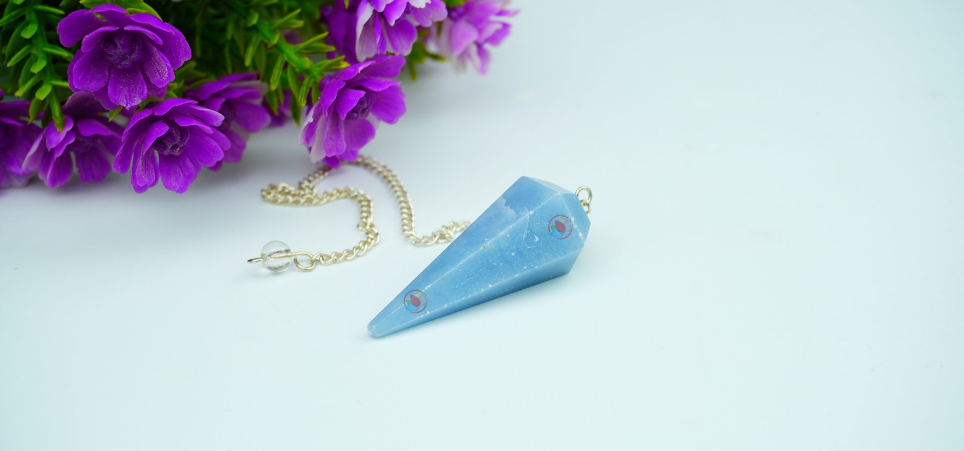 Angelite Dowsing Pendulum Angelite Dowsing Pendulum