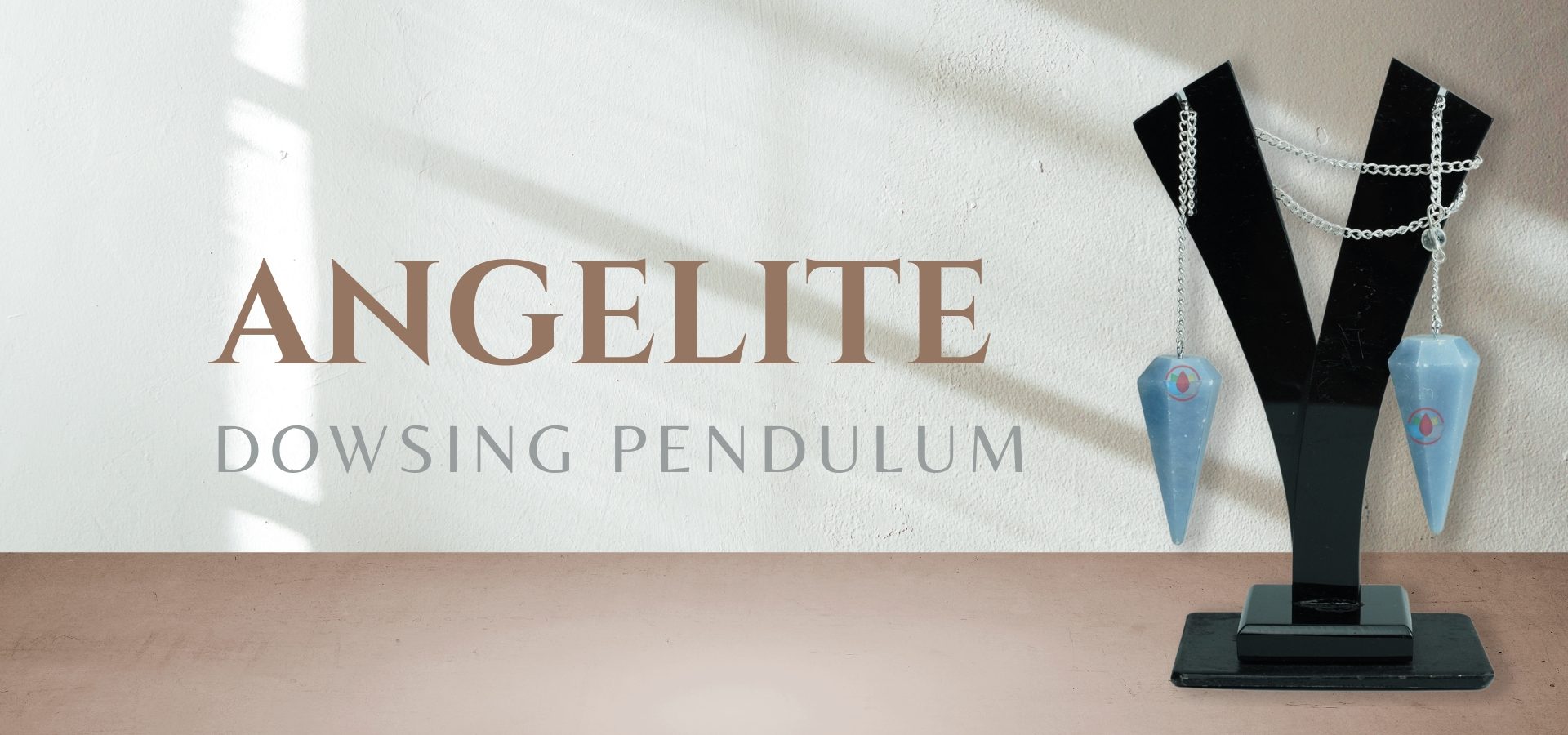 Angelite Dowsing Pendulum Angelite Dowsing Pendulum