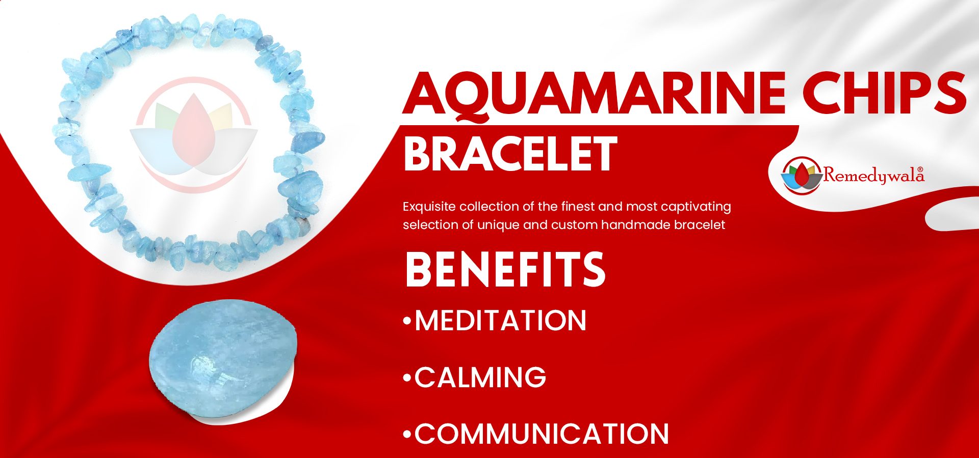 Aquamarine Chips Bracelet Aquamarine Chips Bracelet