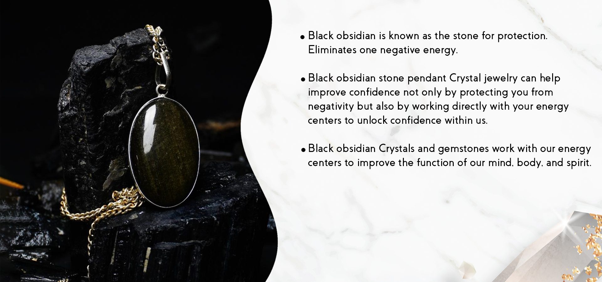 Black Obsidian Pendant Black Obsidian Pendant