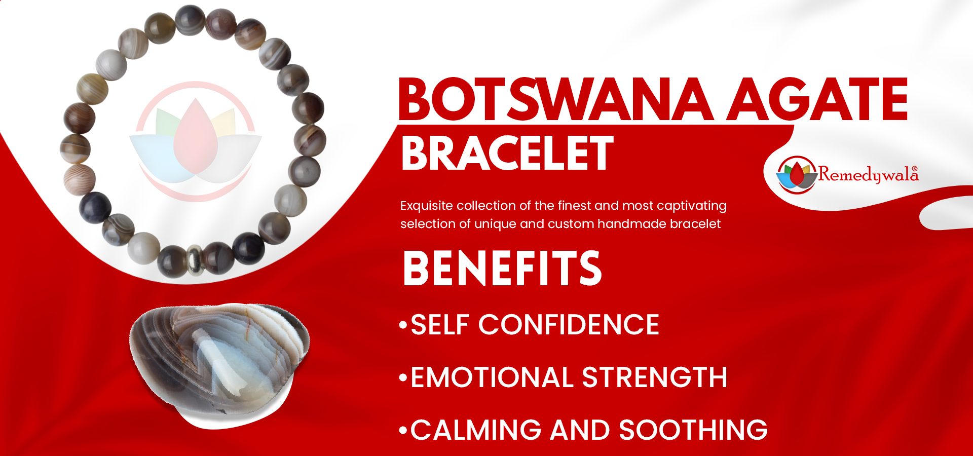 Botswana Agate Bracelet Botswana Agate Bracelet