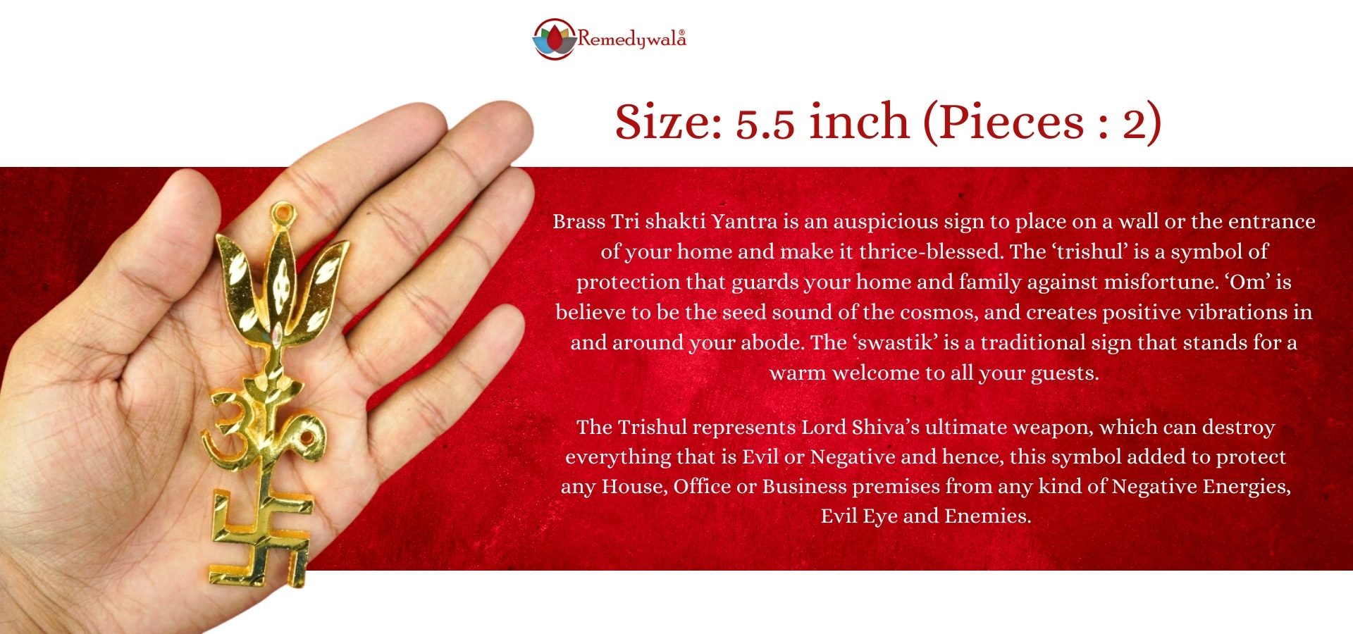 Brass tri shakti yantra (2)