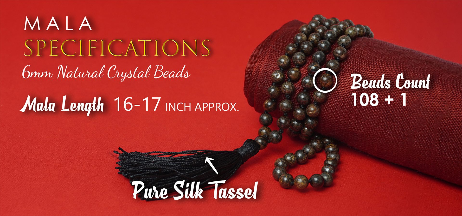 Bronzite Mala 6mm