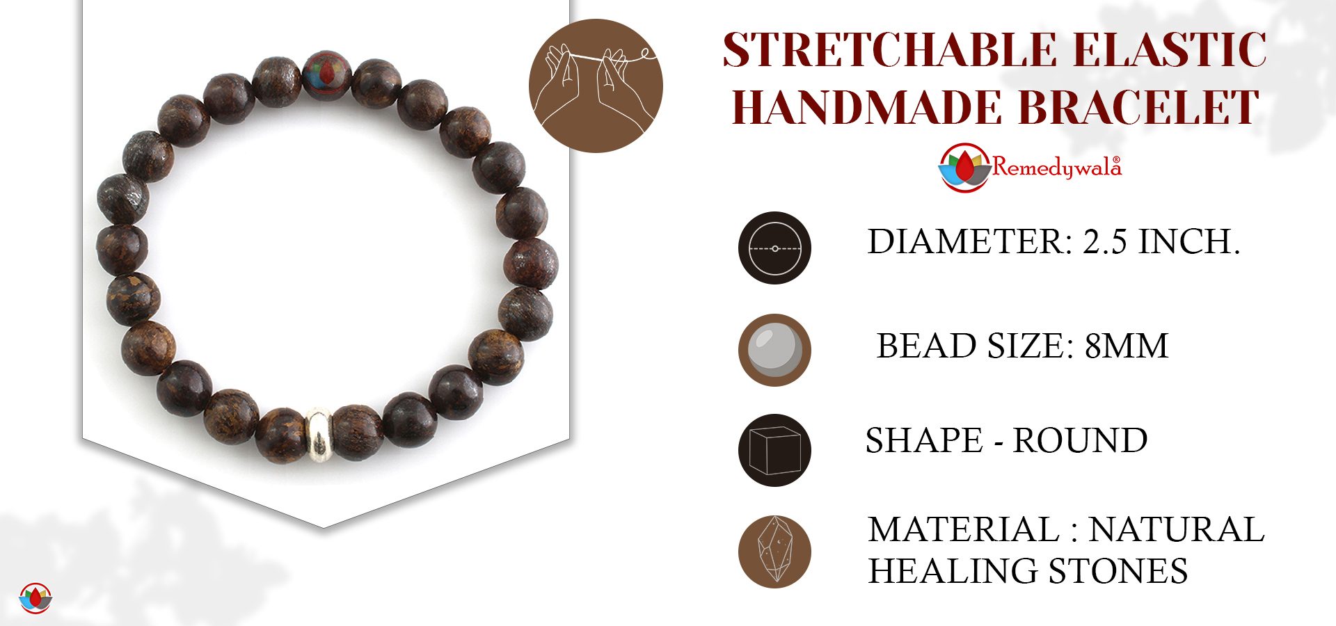 Bronzite Bracelet 8mm Bronzite Bracelet 8mm
