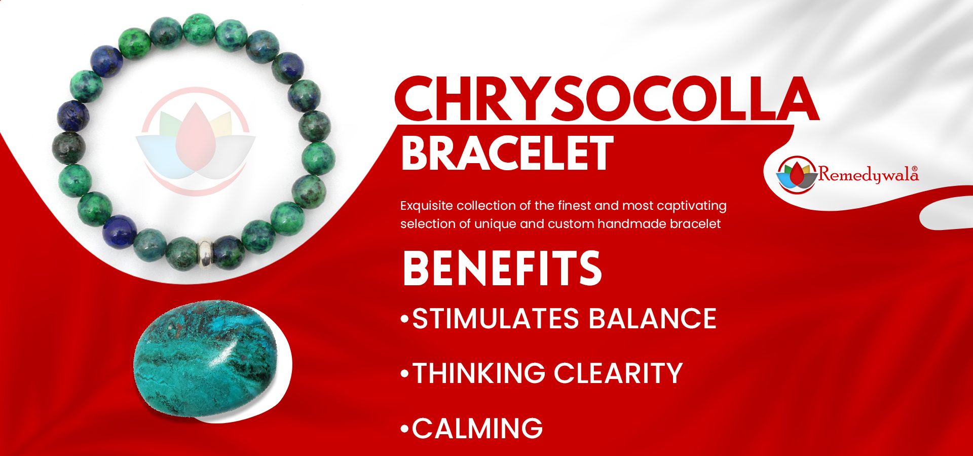 Chrysocolla Bracelet 8mm Chrysocolla Bracelet 8mm