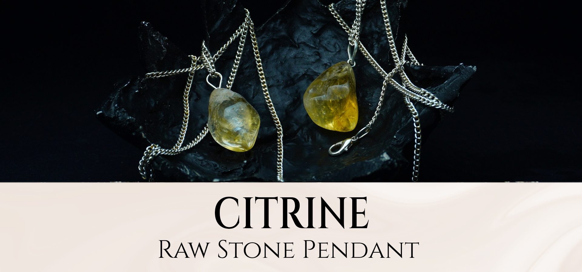 Citrine Raw Stone Pendant Citrine Raw Stone Pendant