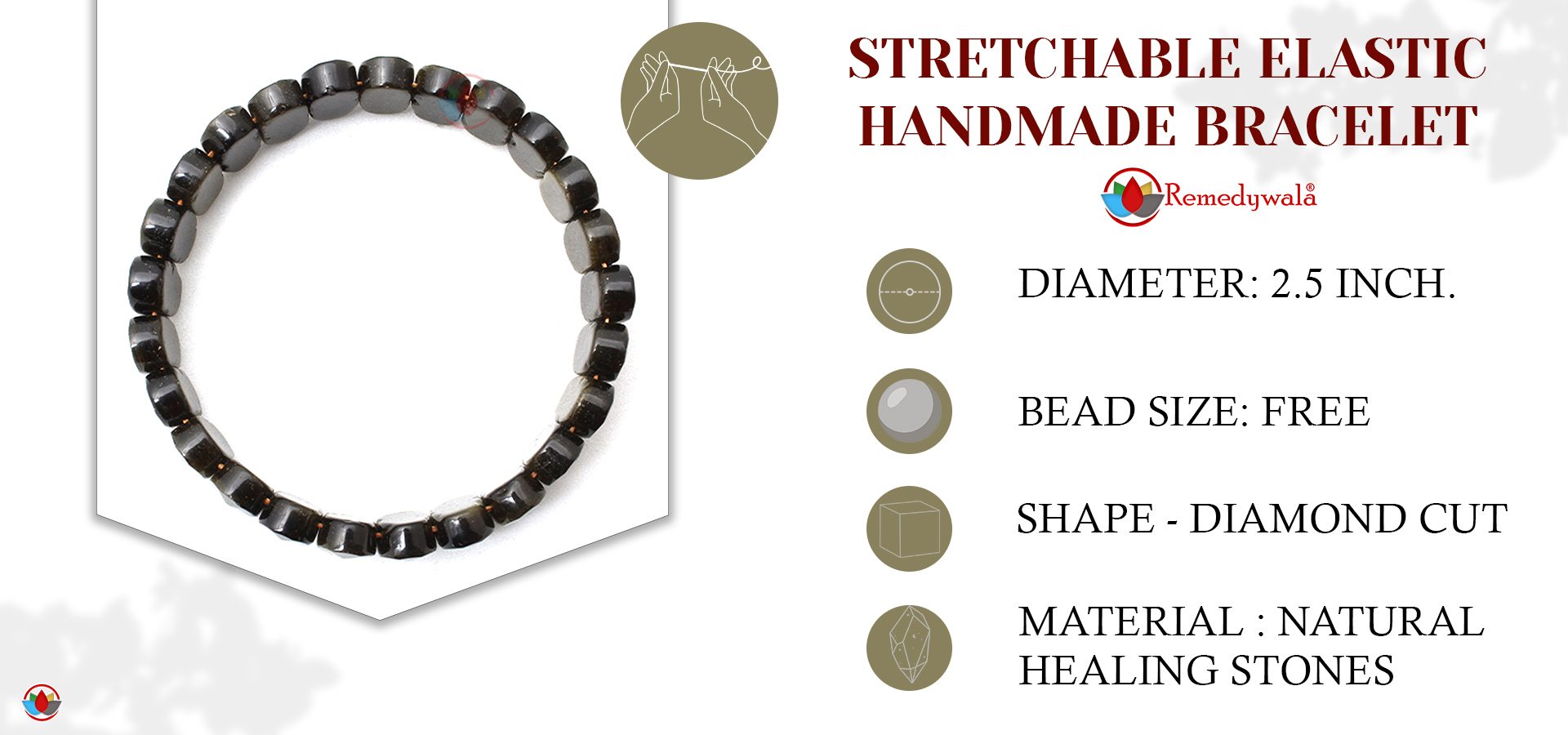 Golden Obsidian Bracelet (Diamond Cut Tumble)