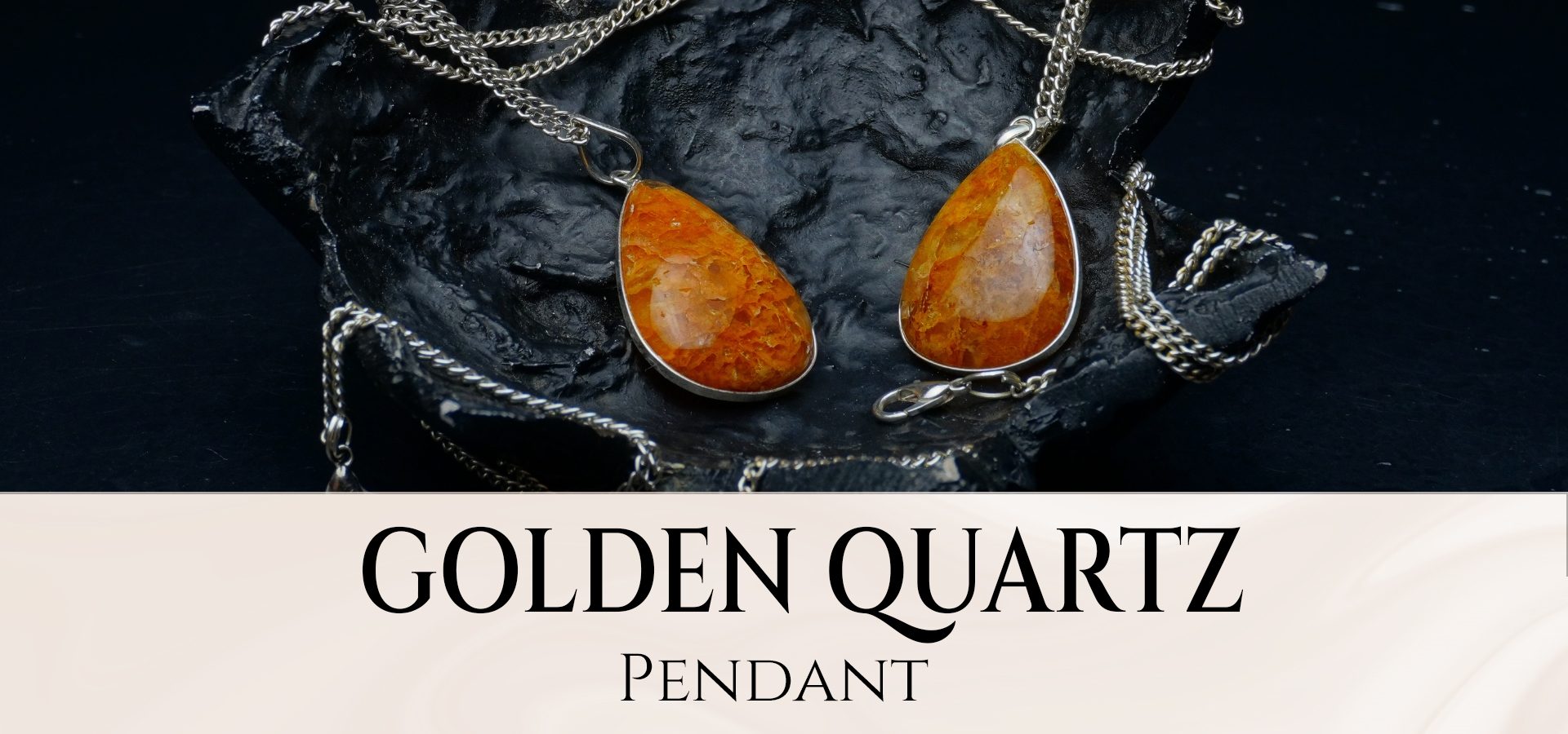 Golden Quartz Pendant Golden Quartz Pendant