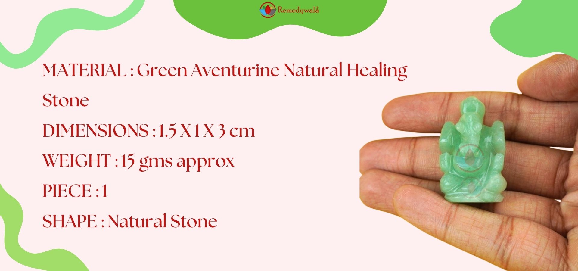 Green Aventurine Ganesha 2