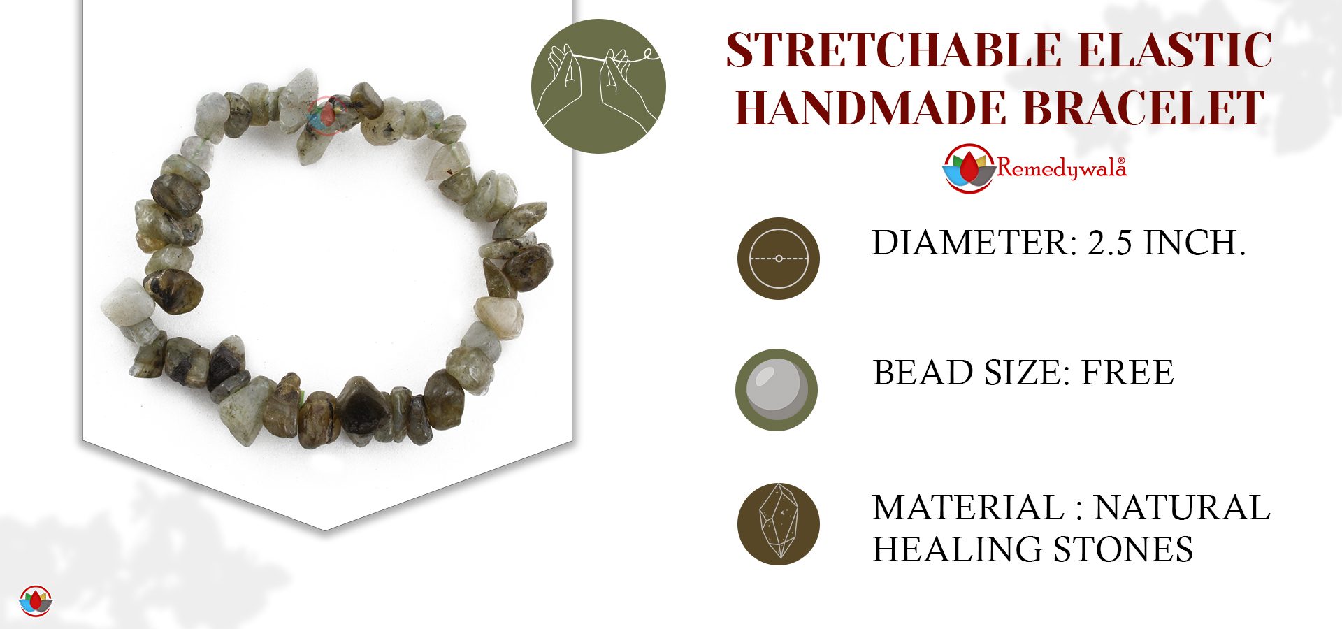 Labradorite Chips Bracelet