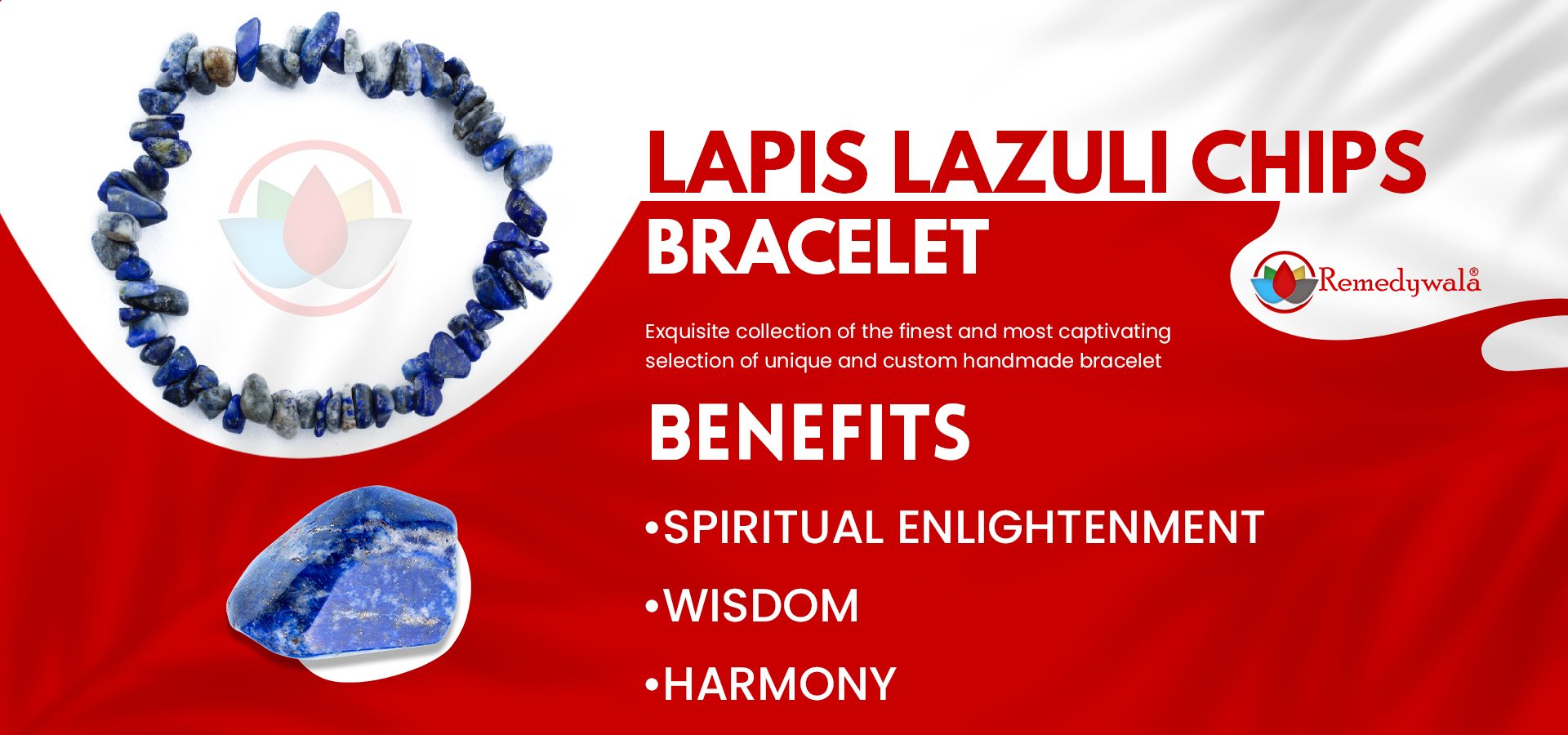 Lapis Chips Stone Bracelet Lapis Chips Stone Bracelet