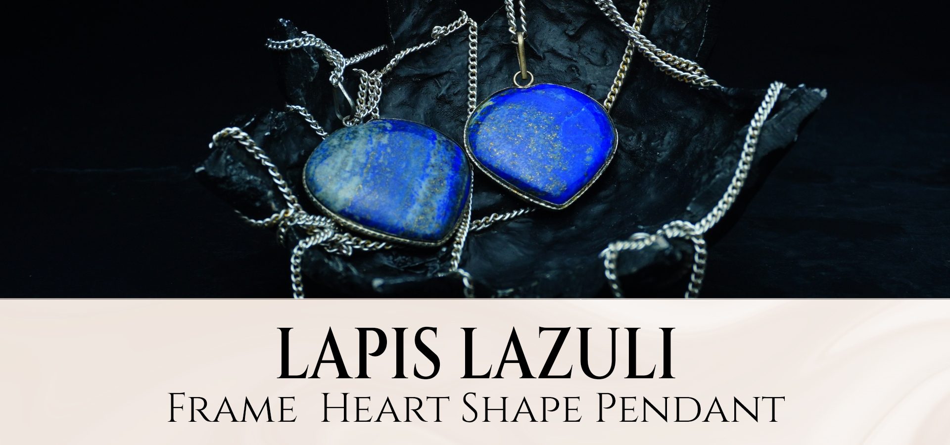 Lapis Lazuli Frame Heart Shape Pendant Lapis Lazuli Frame Heart Shape Pendant