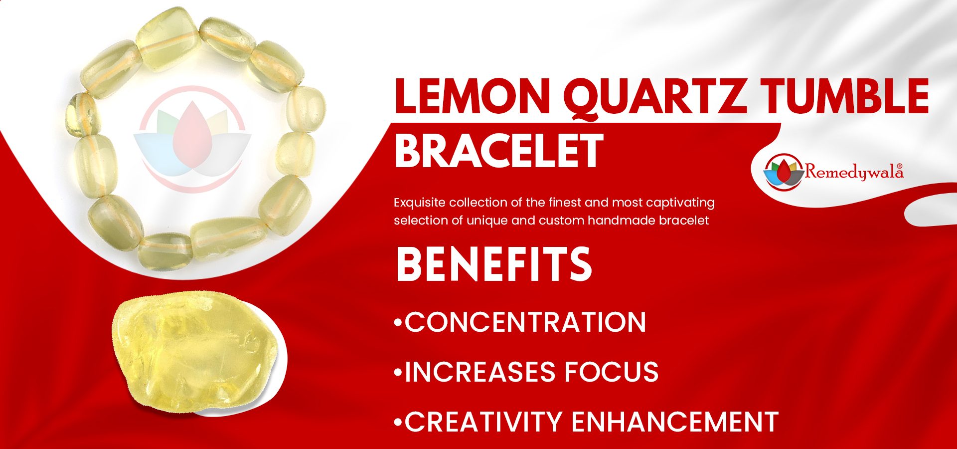 Lemon Quartz Tumble Bracelet Lemon Quartz Tumble Bracelet