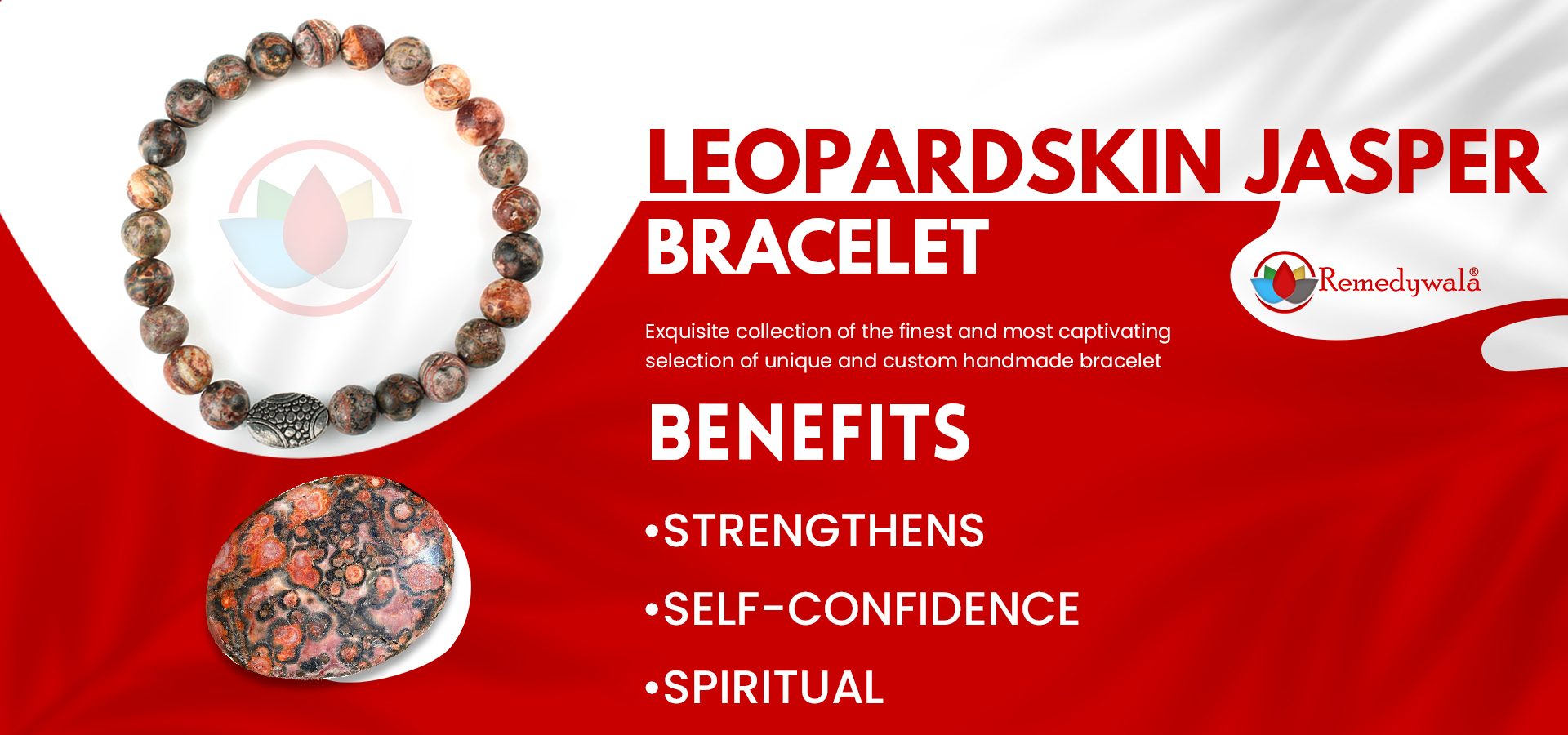 Leopardskin Jasper Bracelet 8mm Leopardskin Jasper Bracelet 8mm