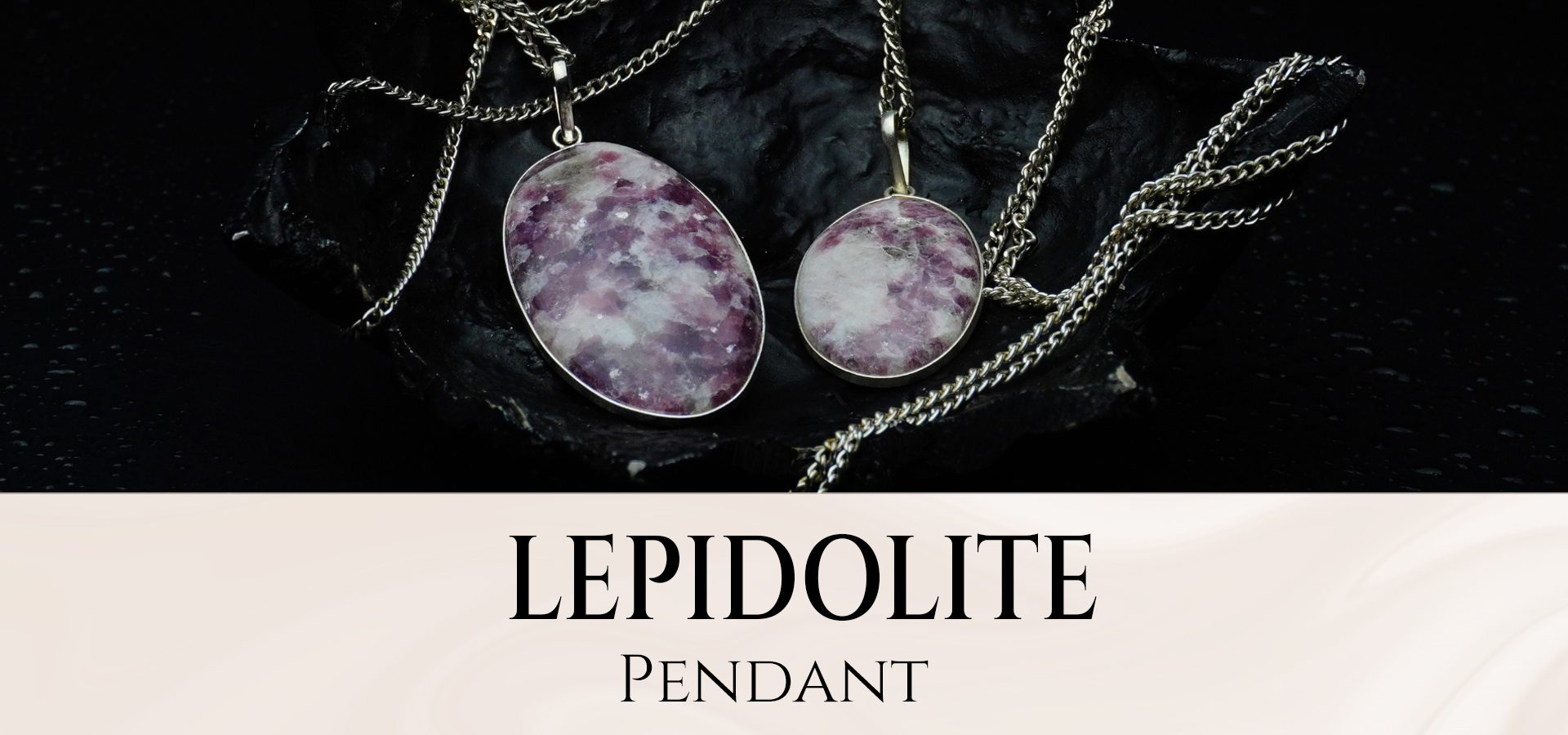 Lepidolite Pendant Lepidolite Pendant