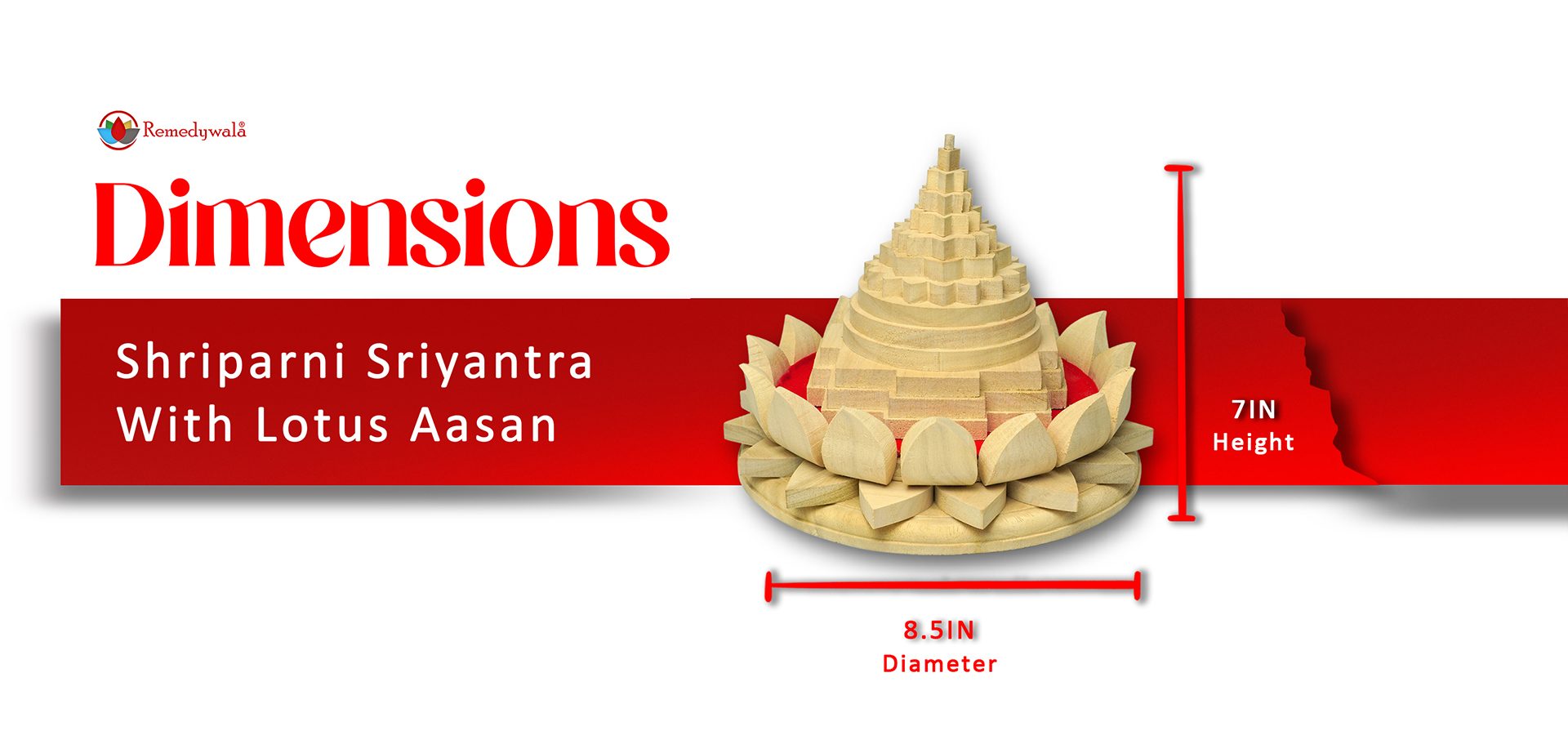 Shriparni Sriyantra With Lotus Aasan Shriparni Sriyantra With Lotus Aasan