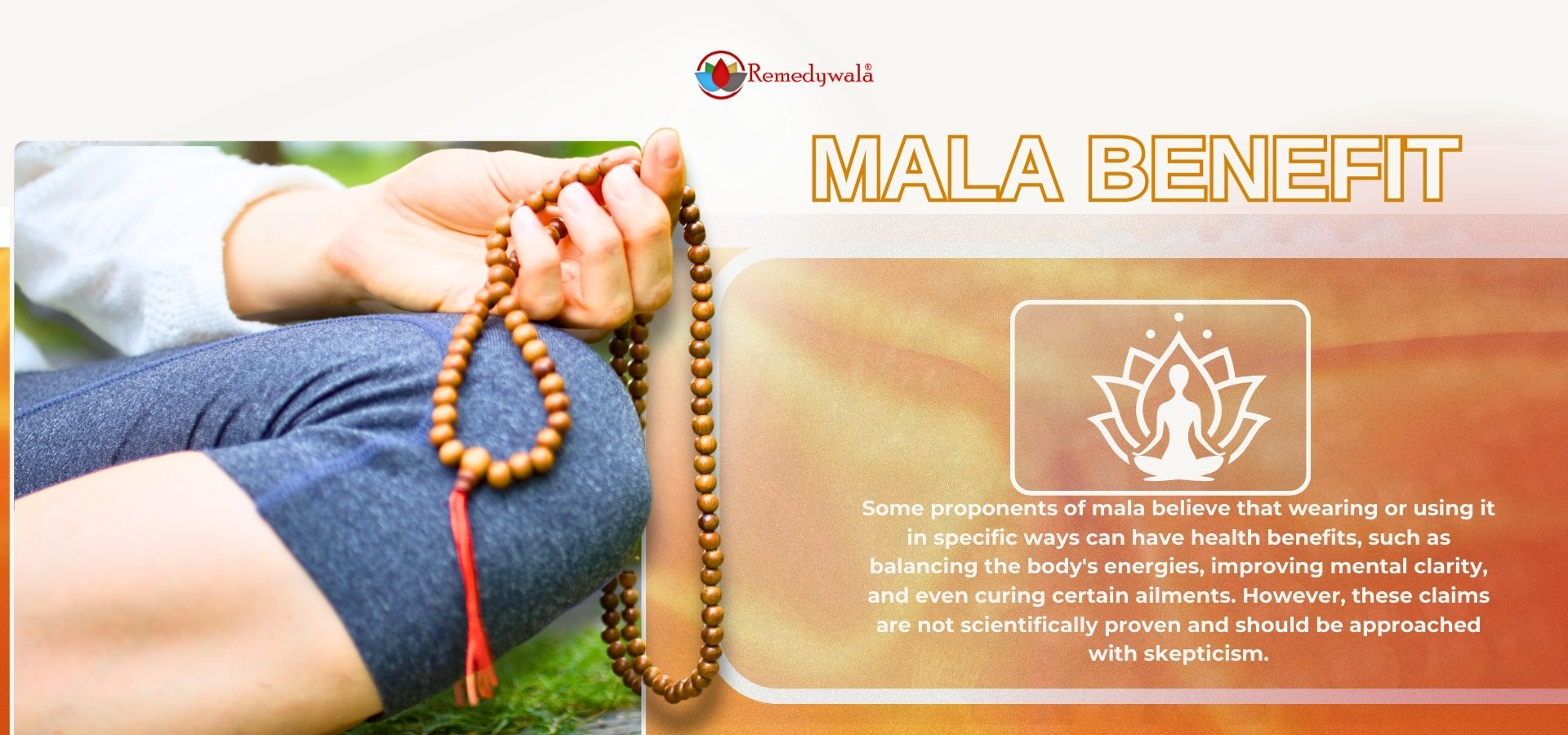 Natural 5 Face Brown Beads Rudraksha Mala (3)