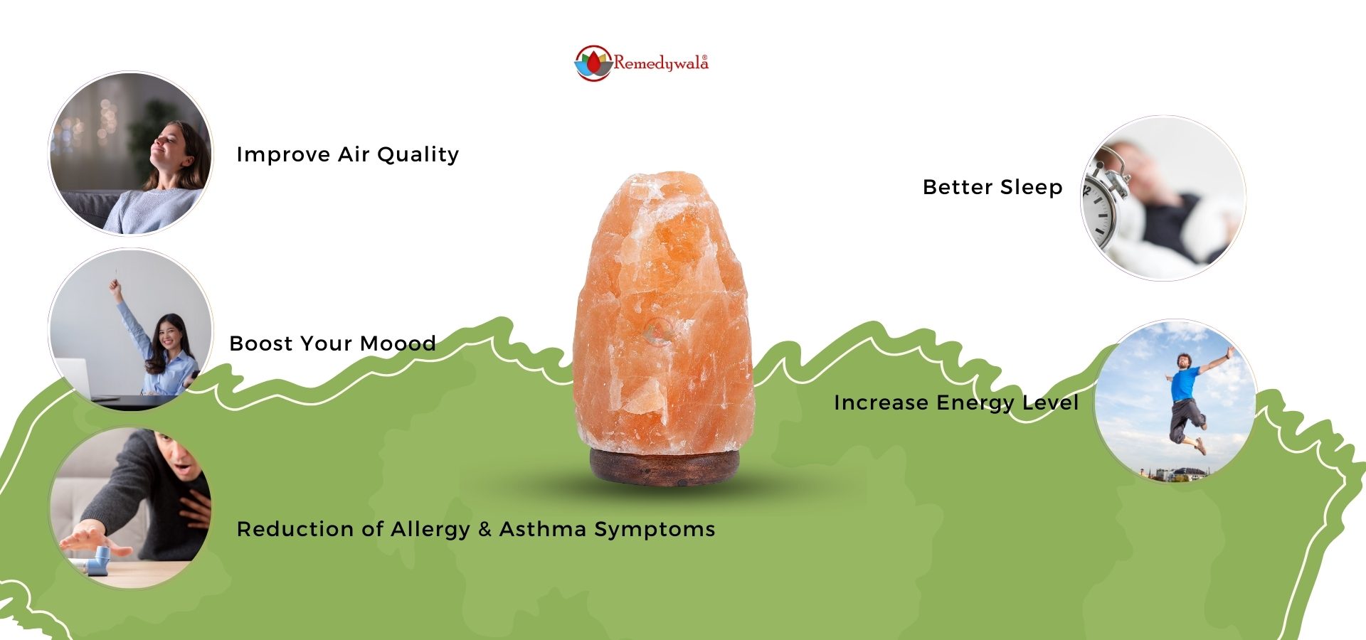 Natural Himalayan Rock Salt Crystal Lamp (3-5Kg) (4) Natural Himalayan Rock Salt Crystal Lamp (3-5Kg) (4)