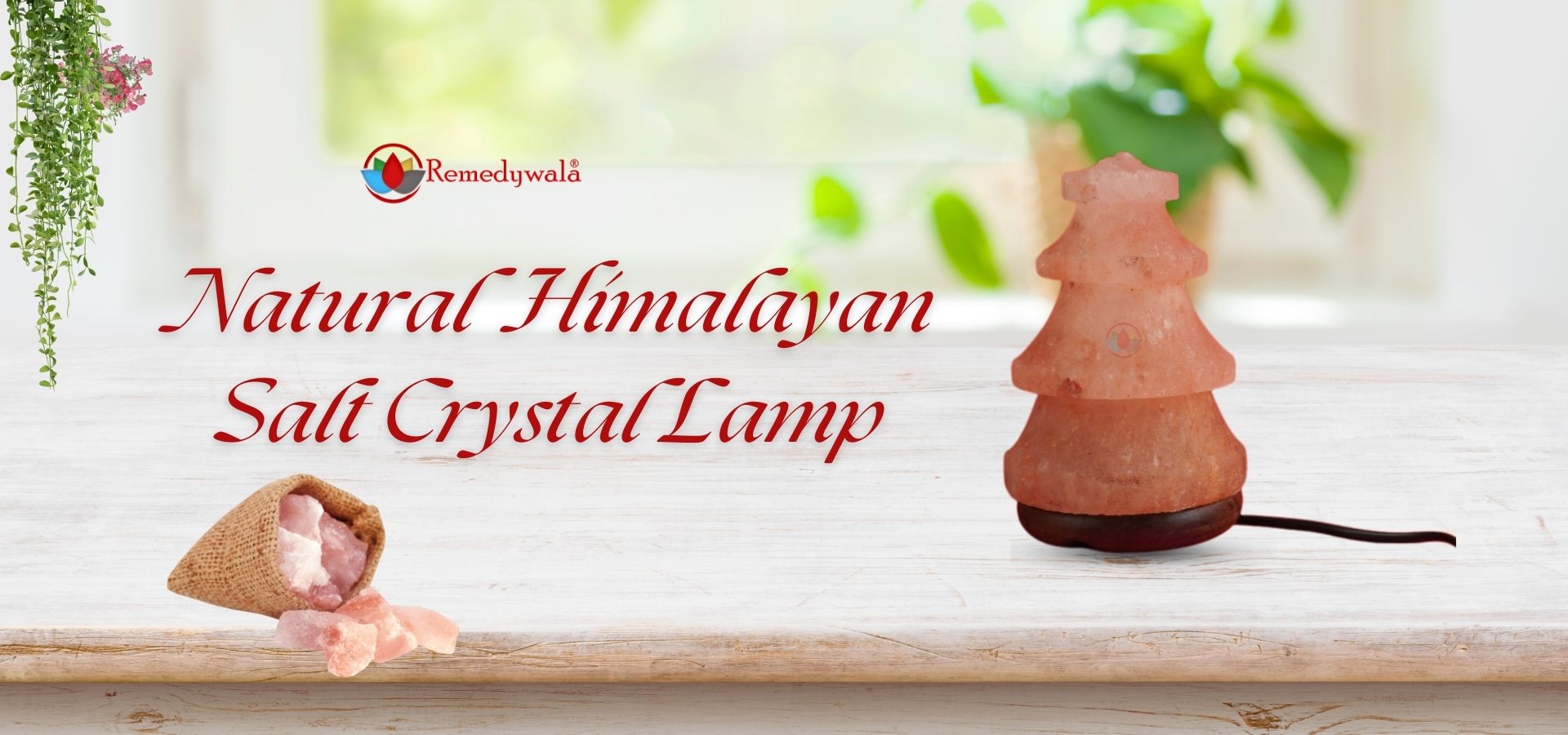 Natural Himalayan Salt Crystal Lamp (1)