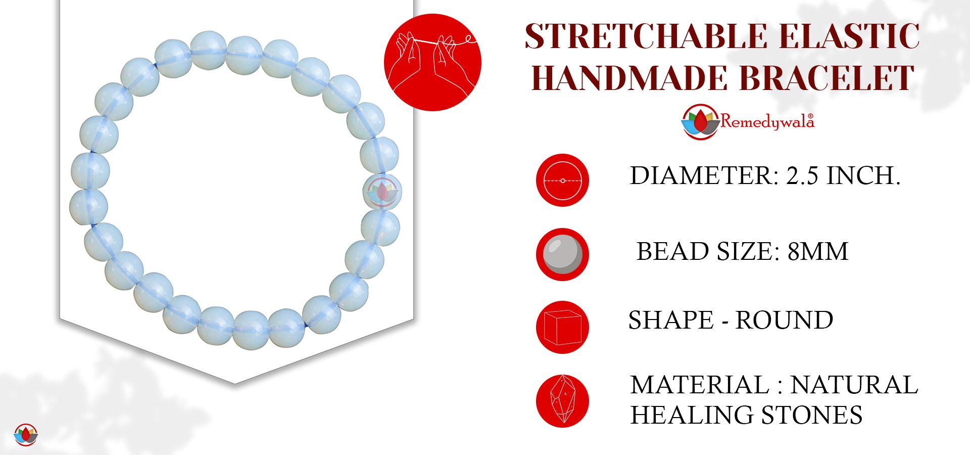 Opalite Bracelet 8mm Opalite Bracelet 8mm