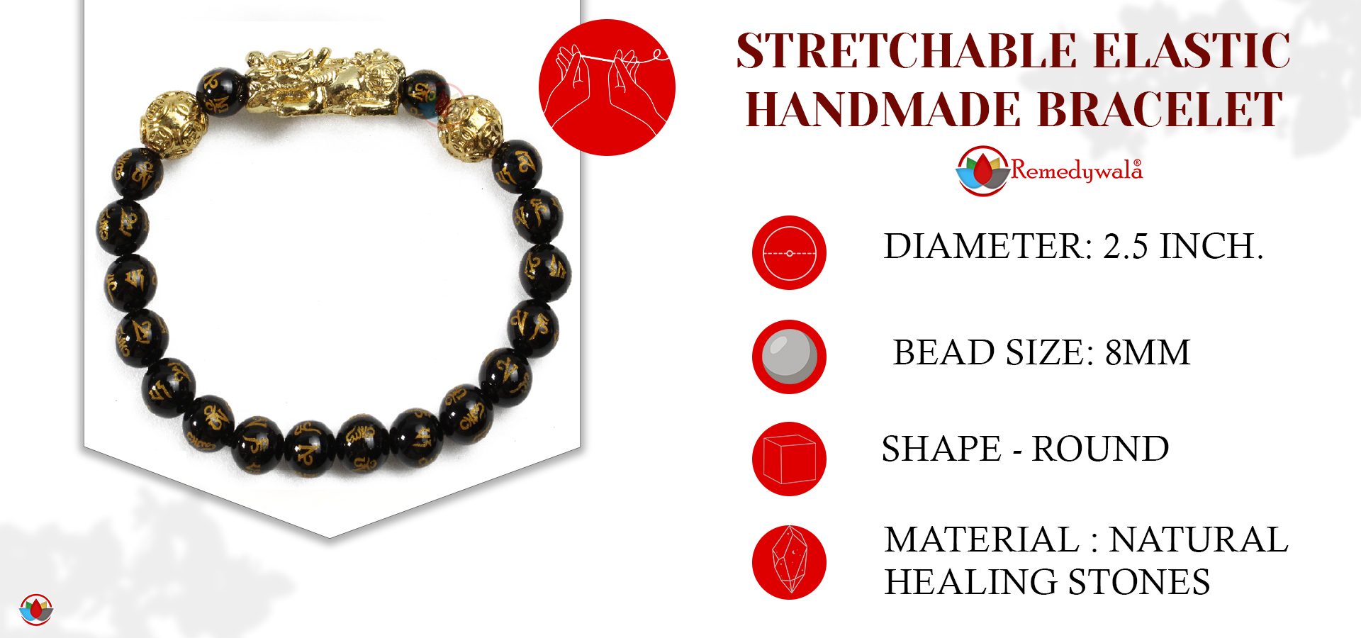 PI-YAO Bracelet 8mm PI-YAO Bracelet 8mm