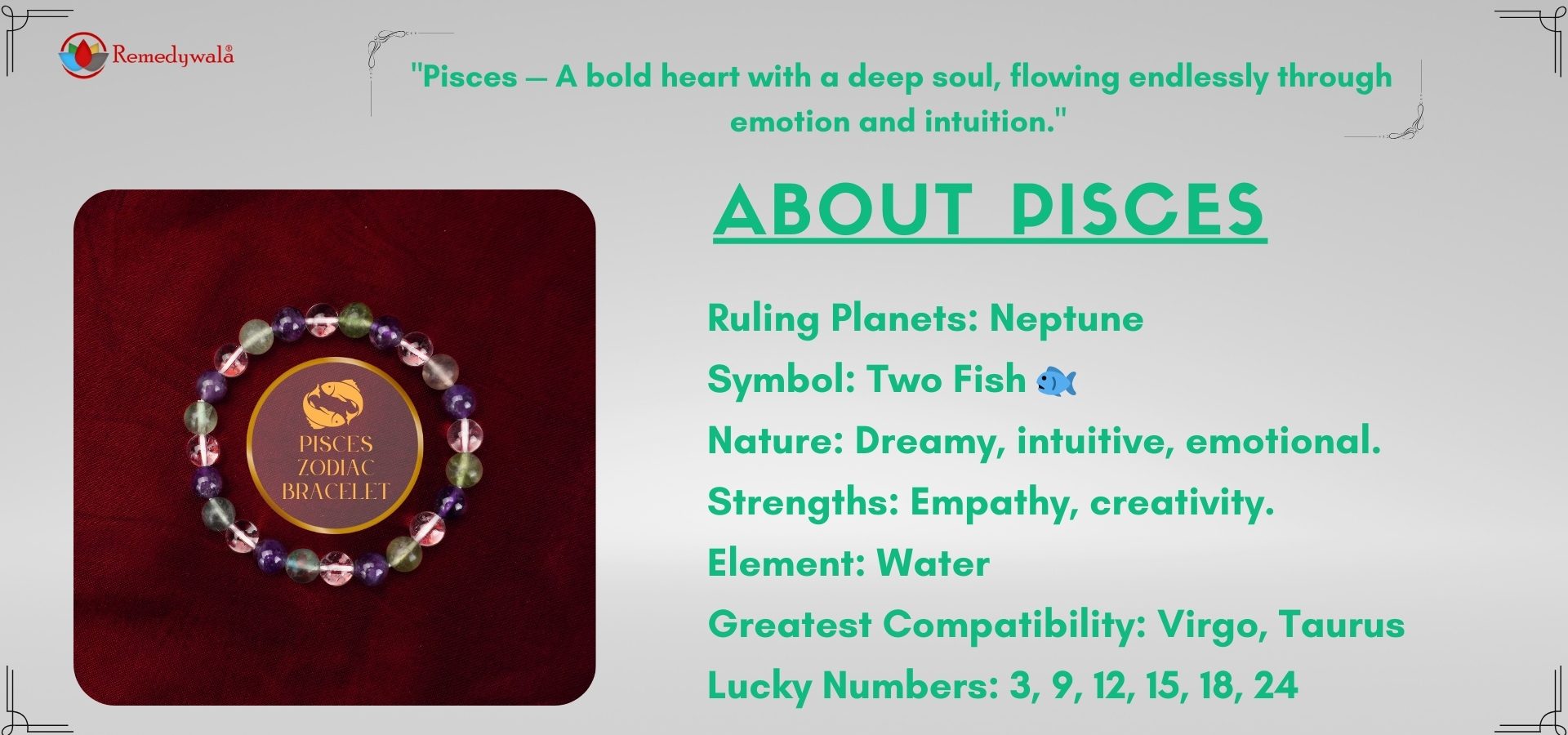 PISCES ZODIAC BRACELET