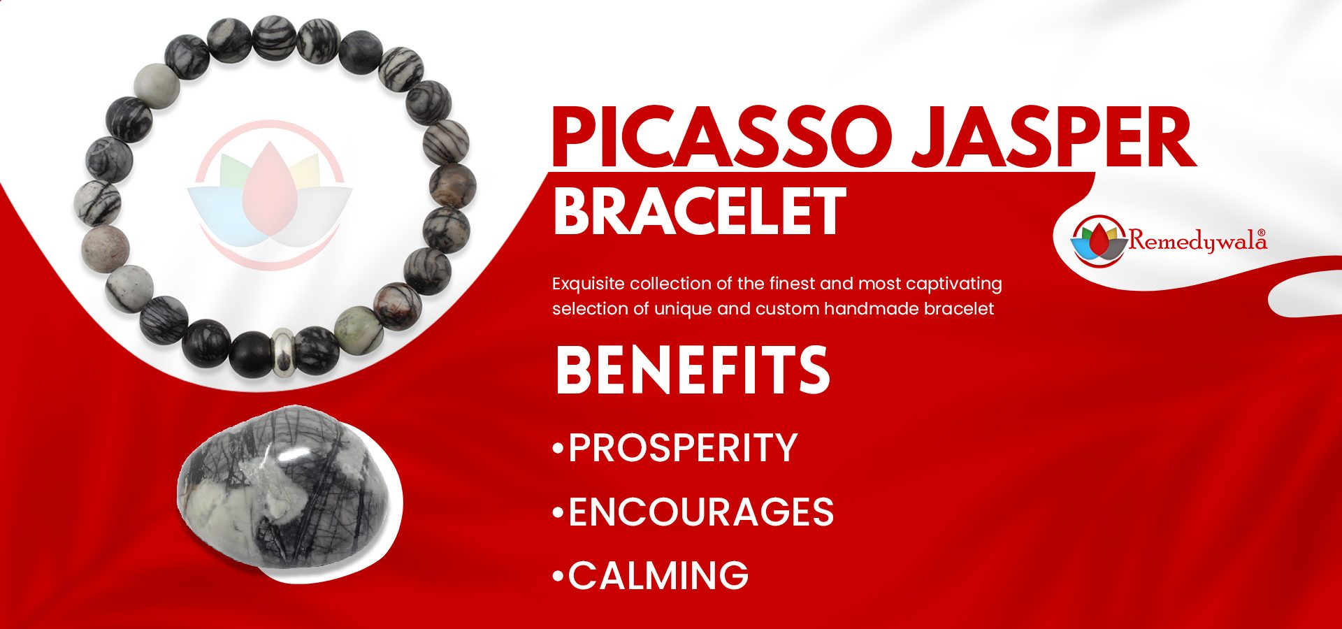 Picasso Jasper Bracelet 8mm Picasso Jasper Bracelet 8mm