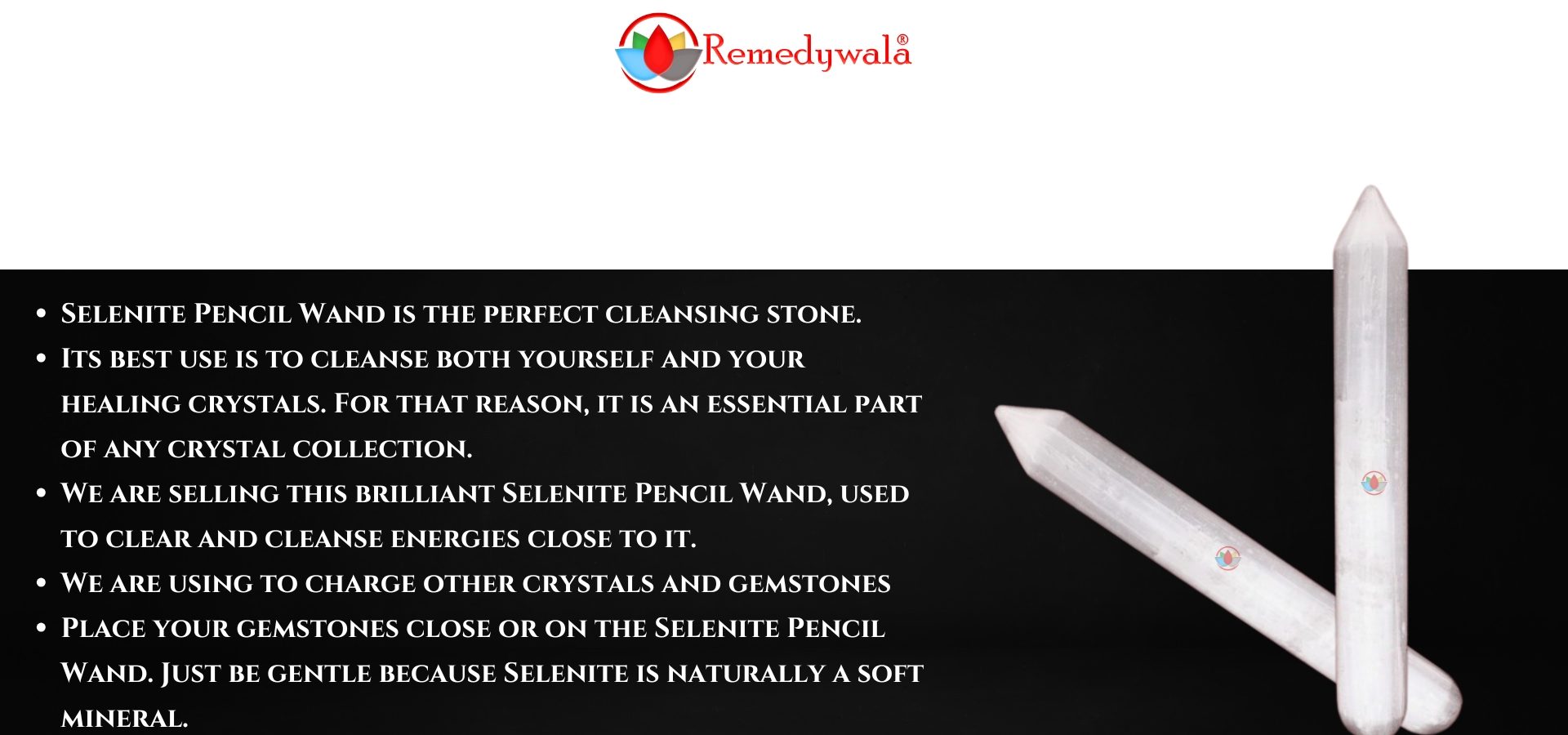 Pointed Selenite Wand, Selenite Pencil, Selenite Pointer (3)