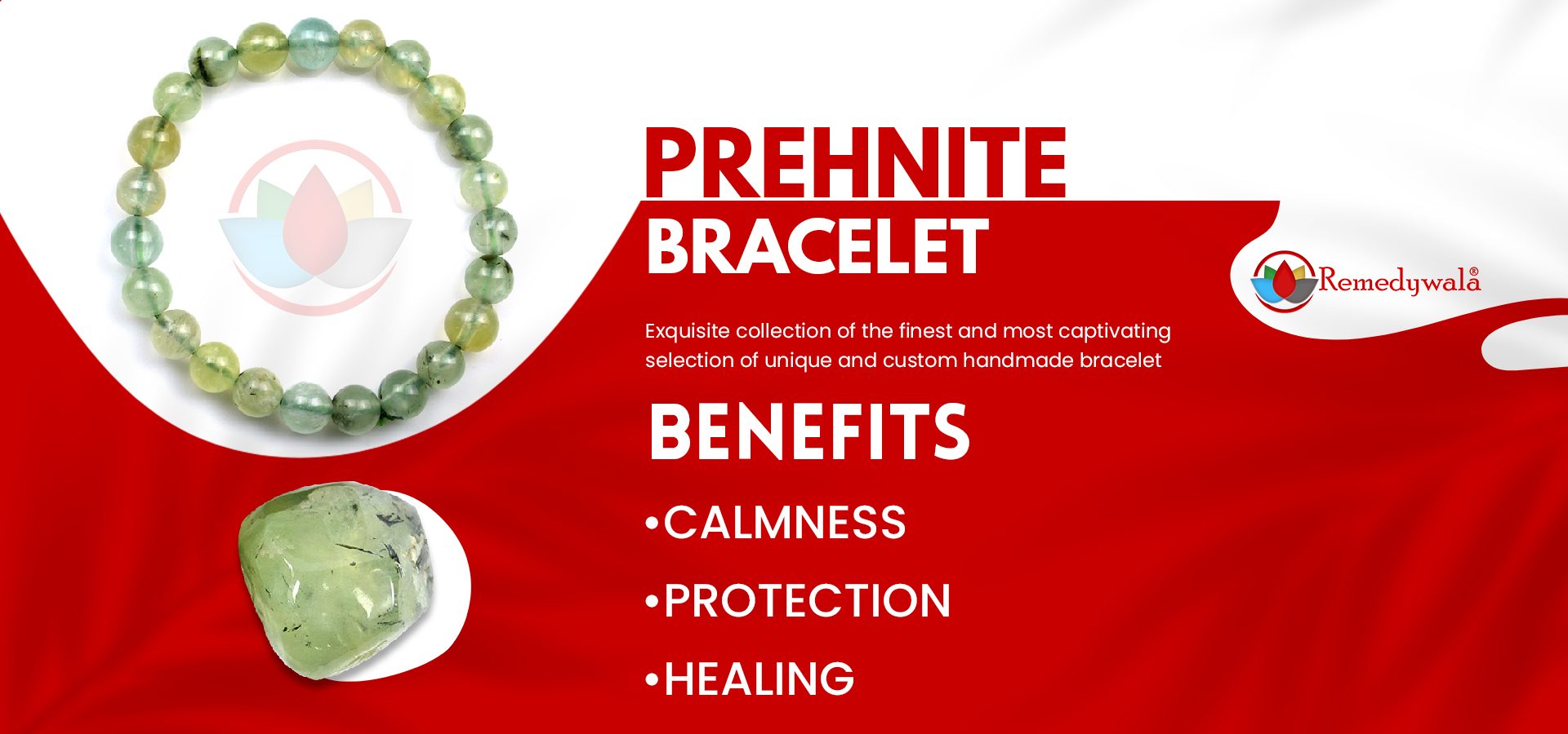 Prehnite Bracelet 8mm Prehnite Bracelet 8mm
