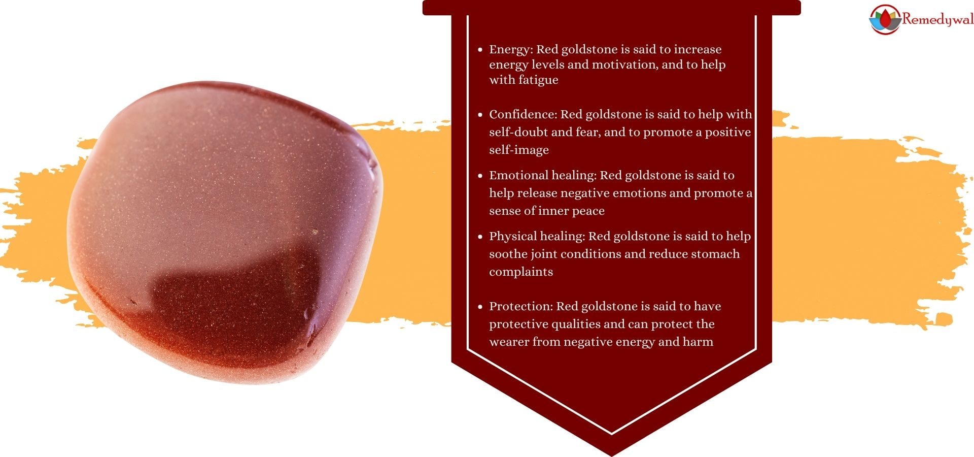 Red Goldstone Pencil Pendant (3)