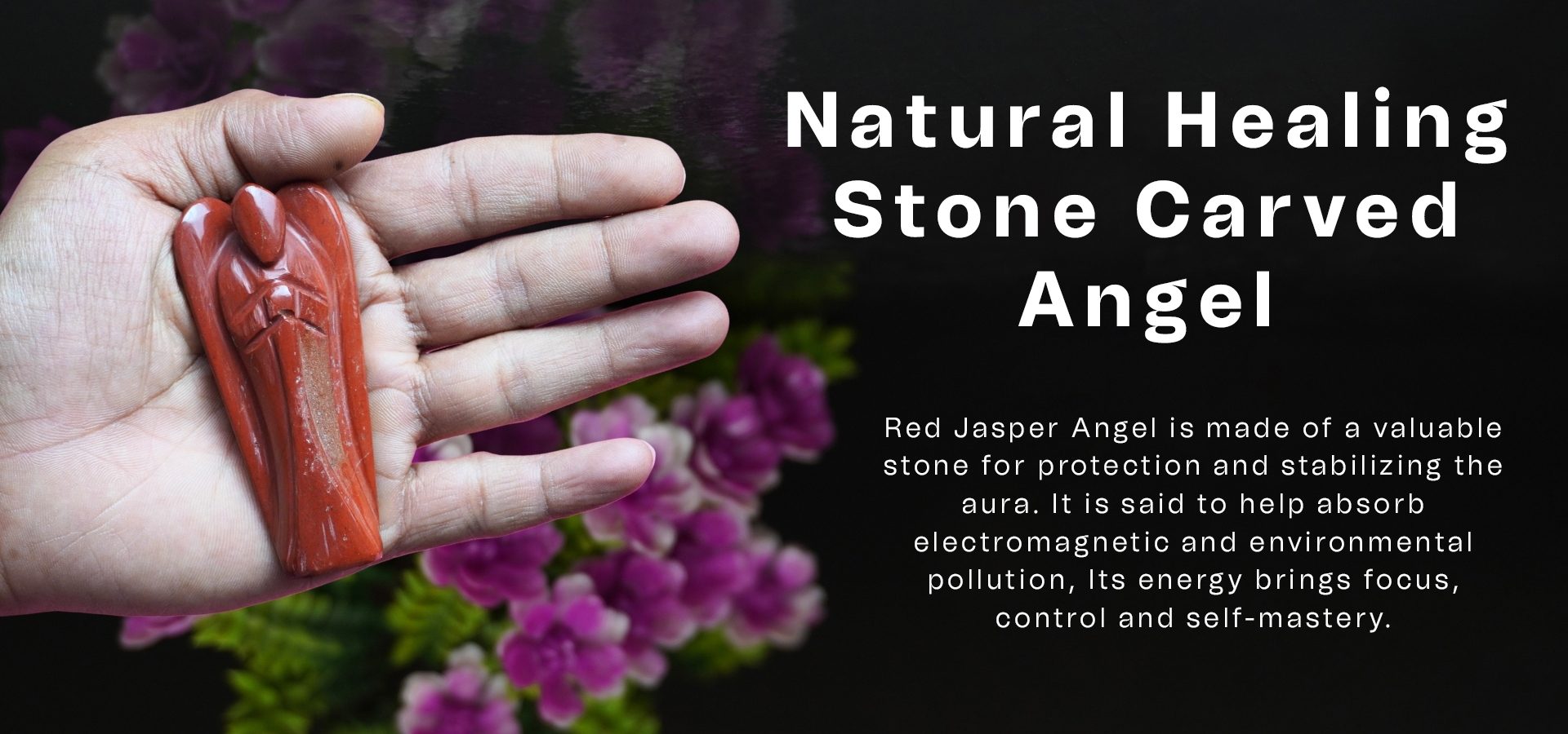 Red Jasper Angel 3 INCH