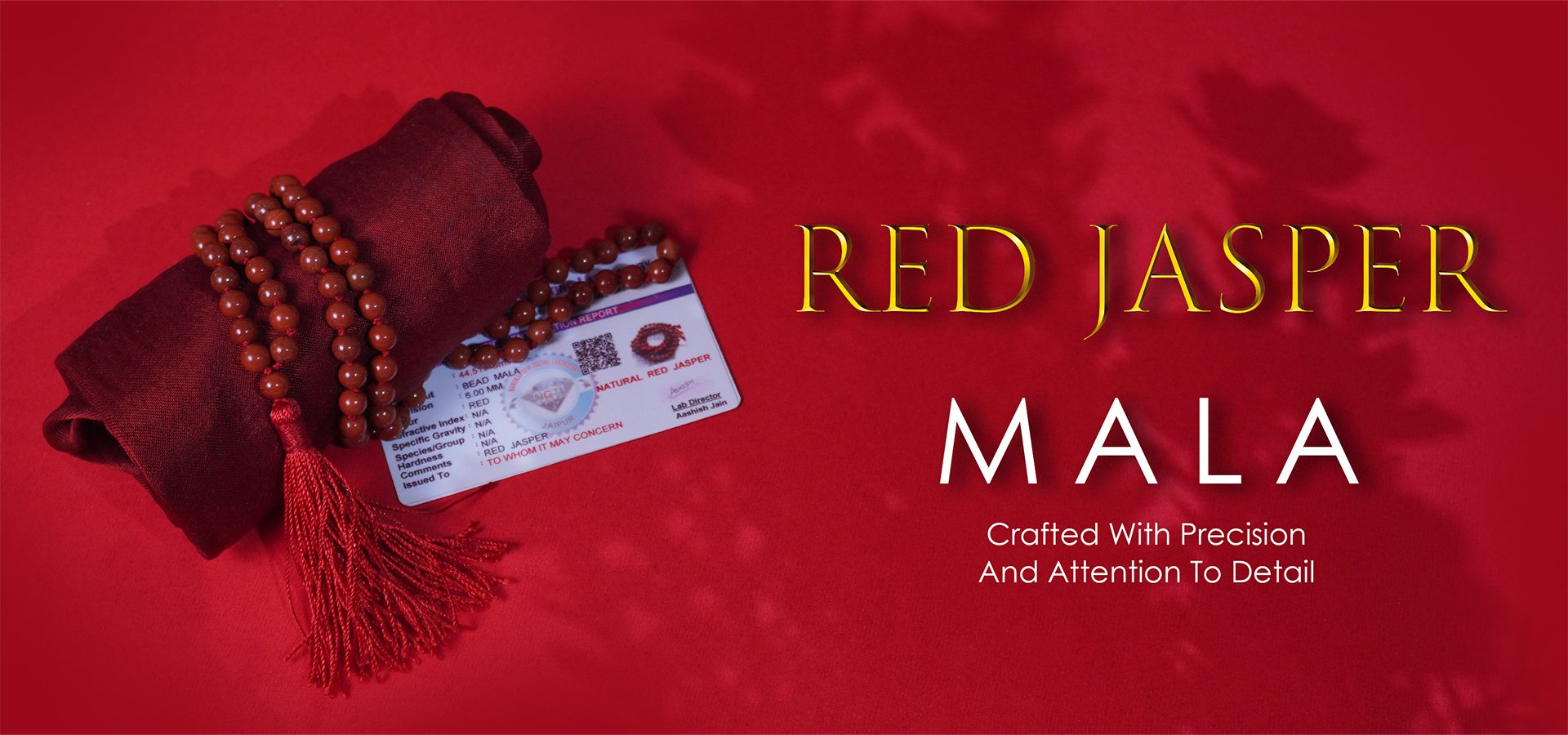 Red Jasper 6mm Mala