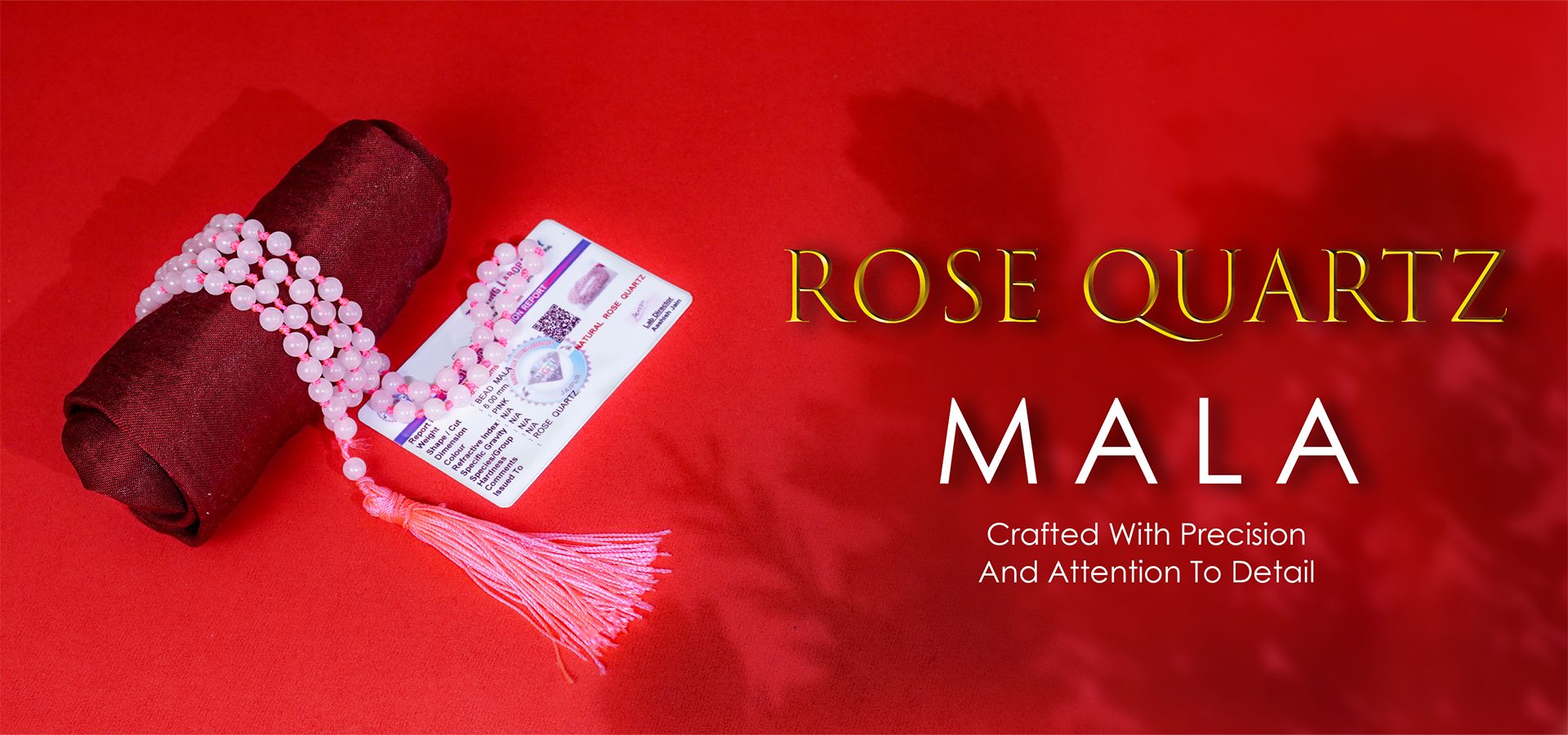 Rose Quartz 6mm Mala