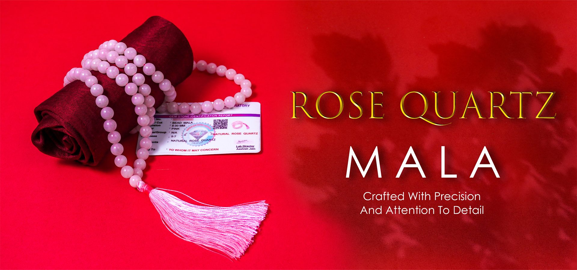 Rose Quartz 8mm Mala Rose Quartz 8mm Mala