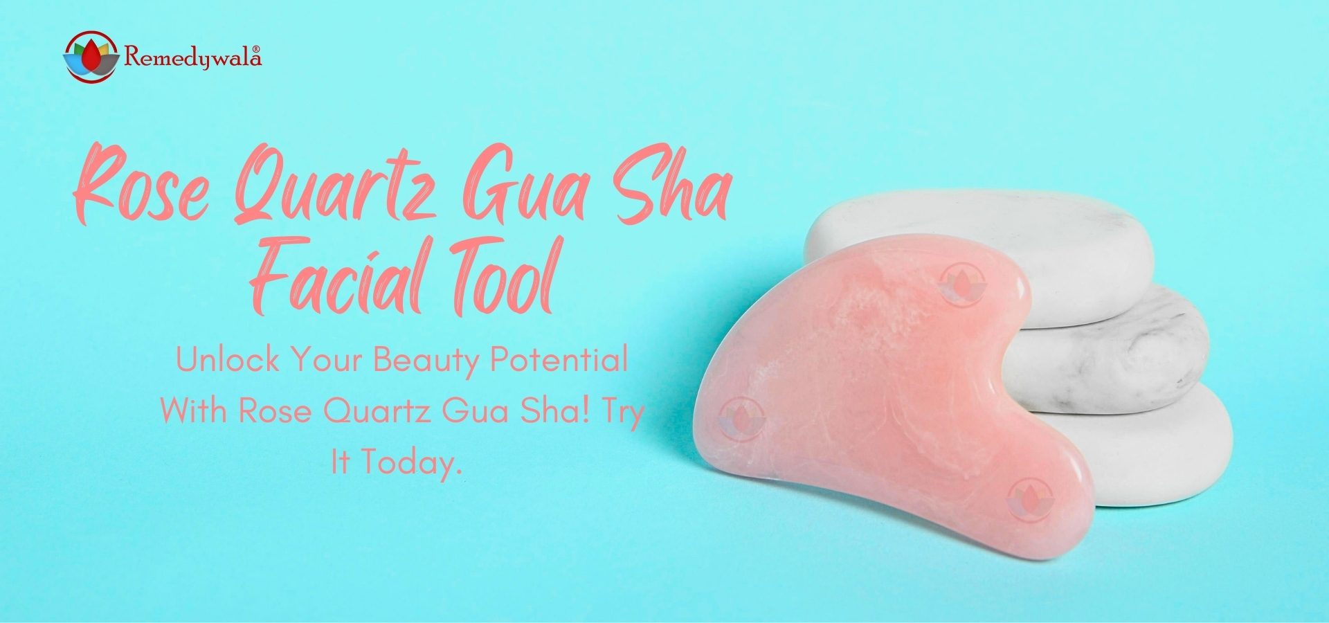 Rose Quartz Gua Sha Facial Tool (1)